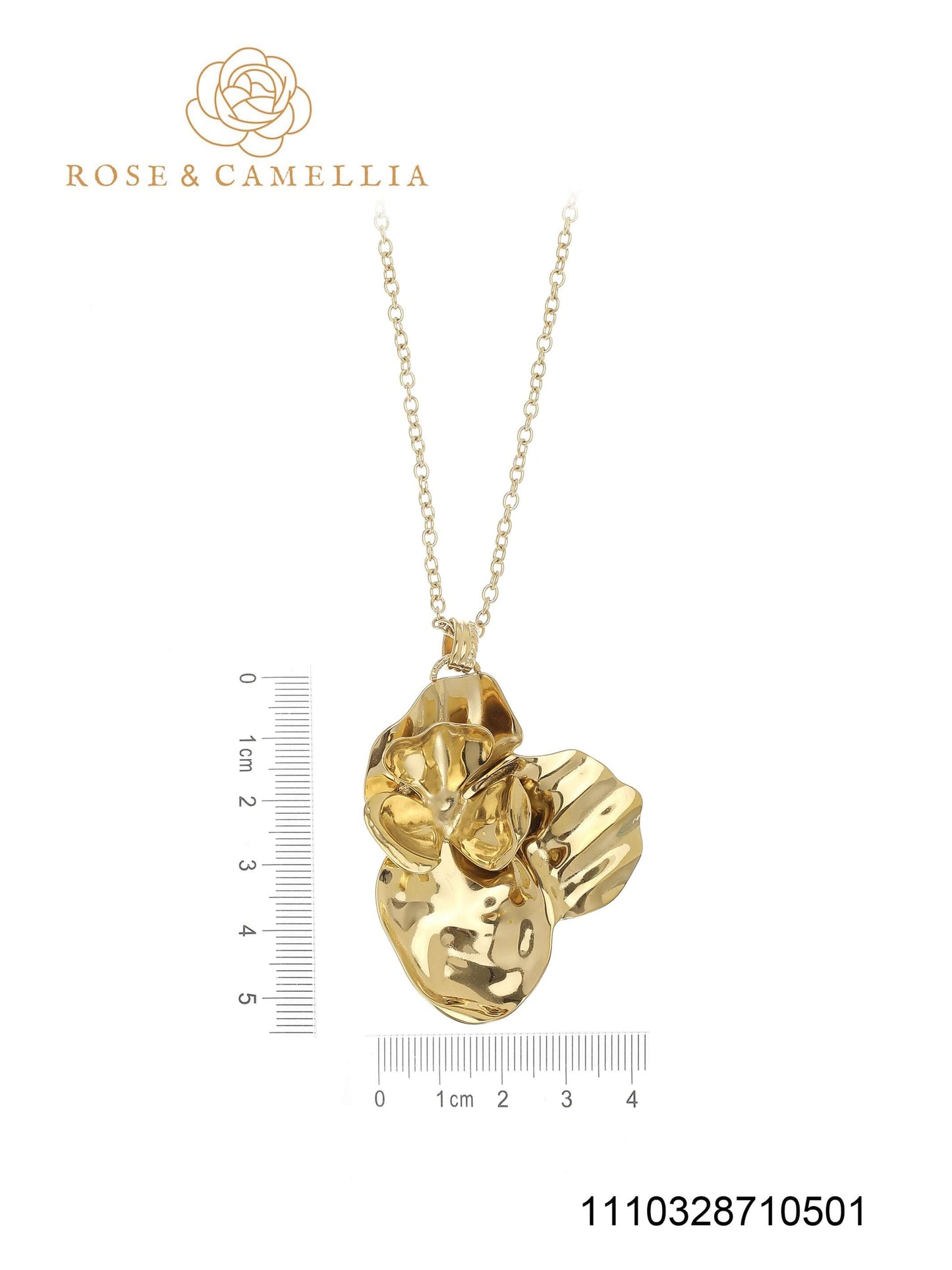 Sieraden Rose & Camellia Ketting, goud, BLOEM