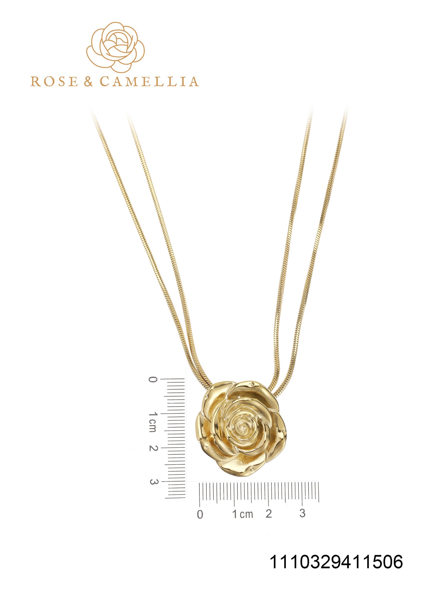 Sieraden Rose & Camellia Ketting, goud