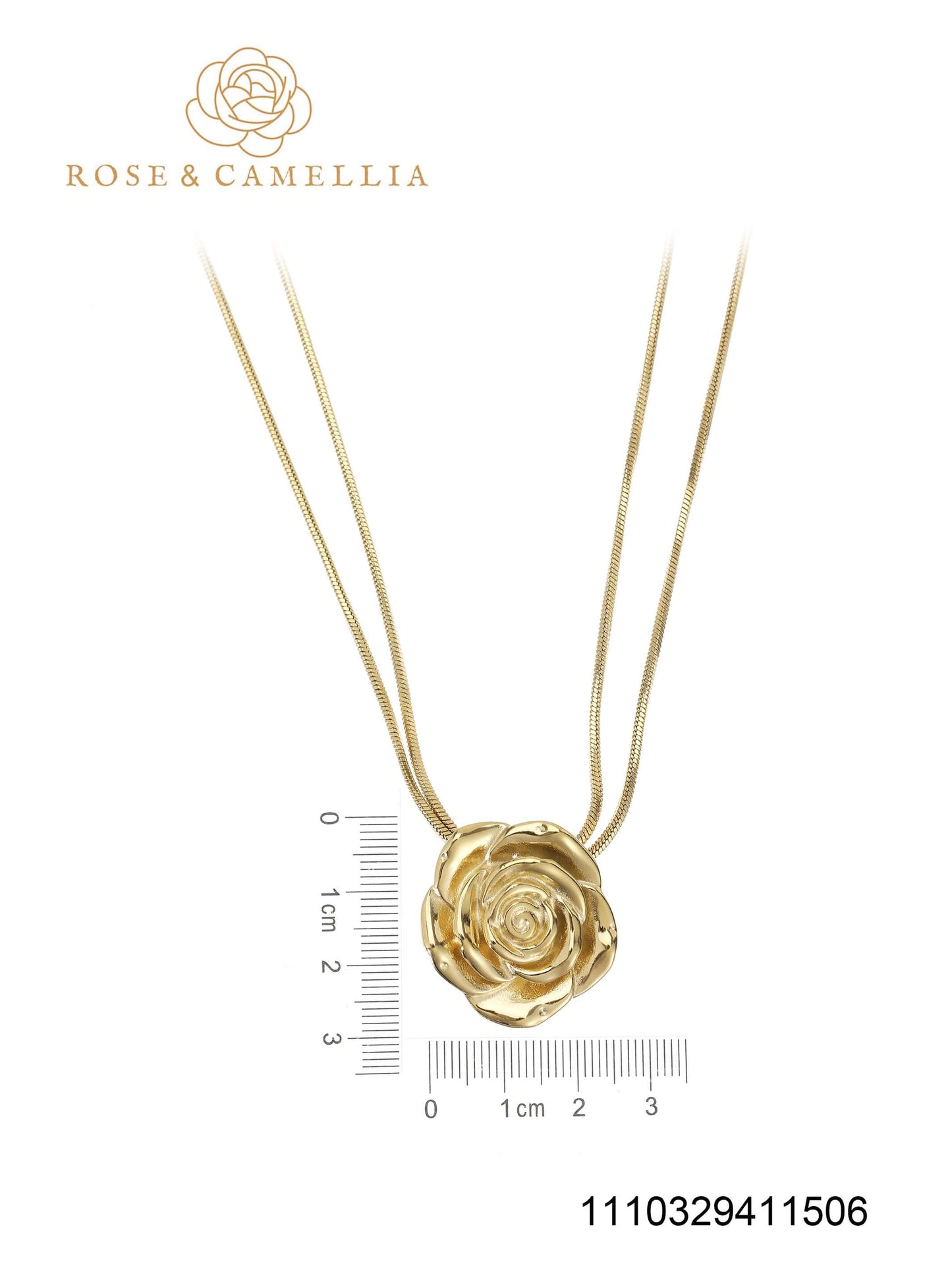 Sieraden Rose & Camellia Ketting, goud