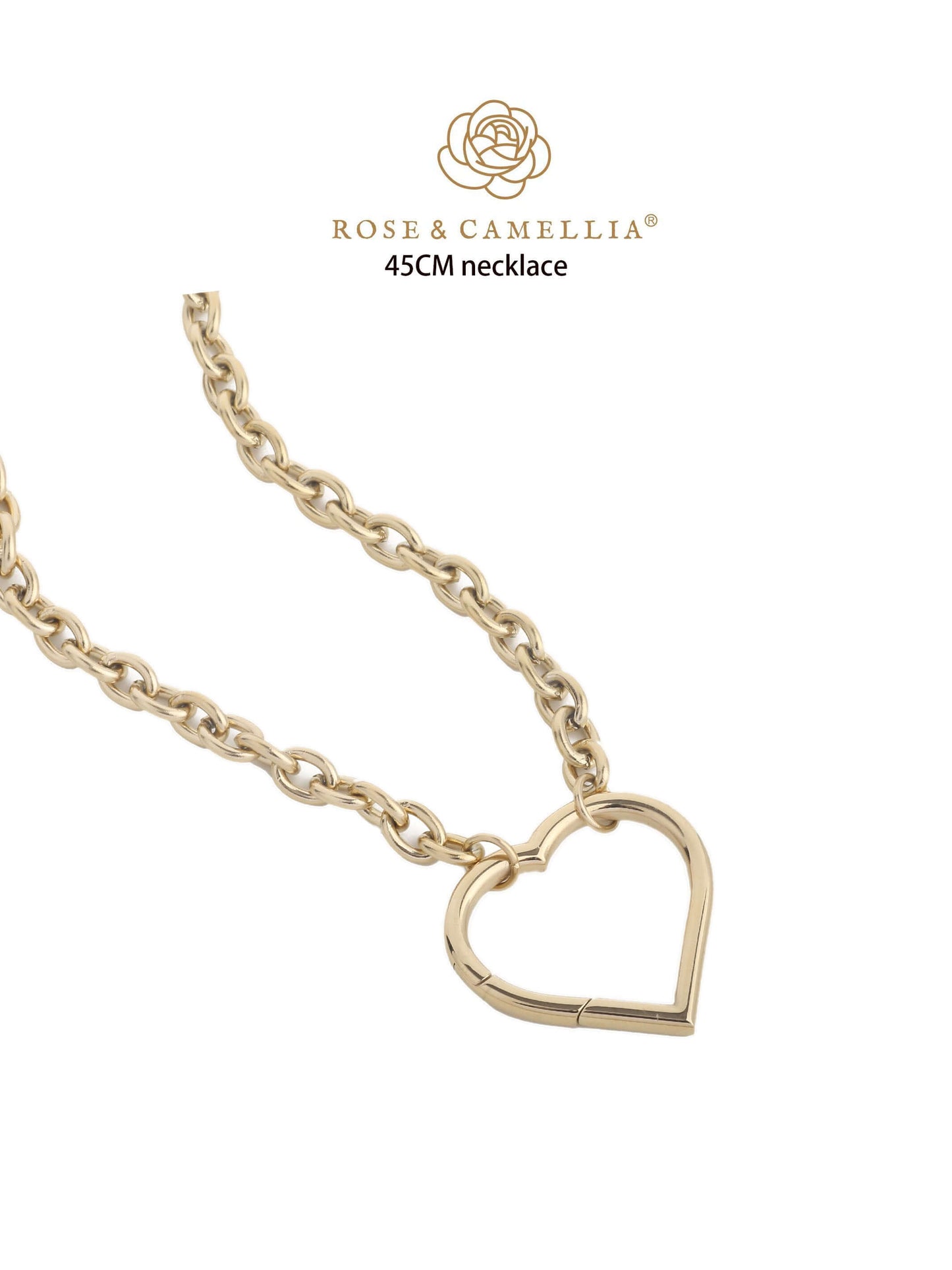 Sieraden Rose & Camellia Ketting, goud, YOUR Collectie