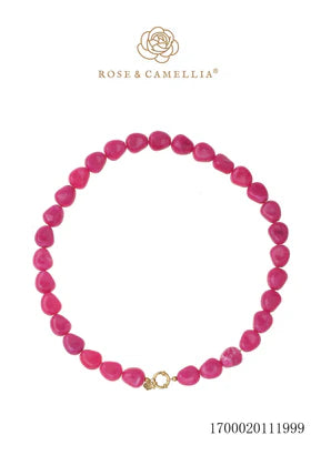 Rose & Camillia, Chunky Ketting, Roze