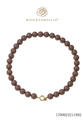 Rose & Camillia, Chunky Ketting, Bruin