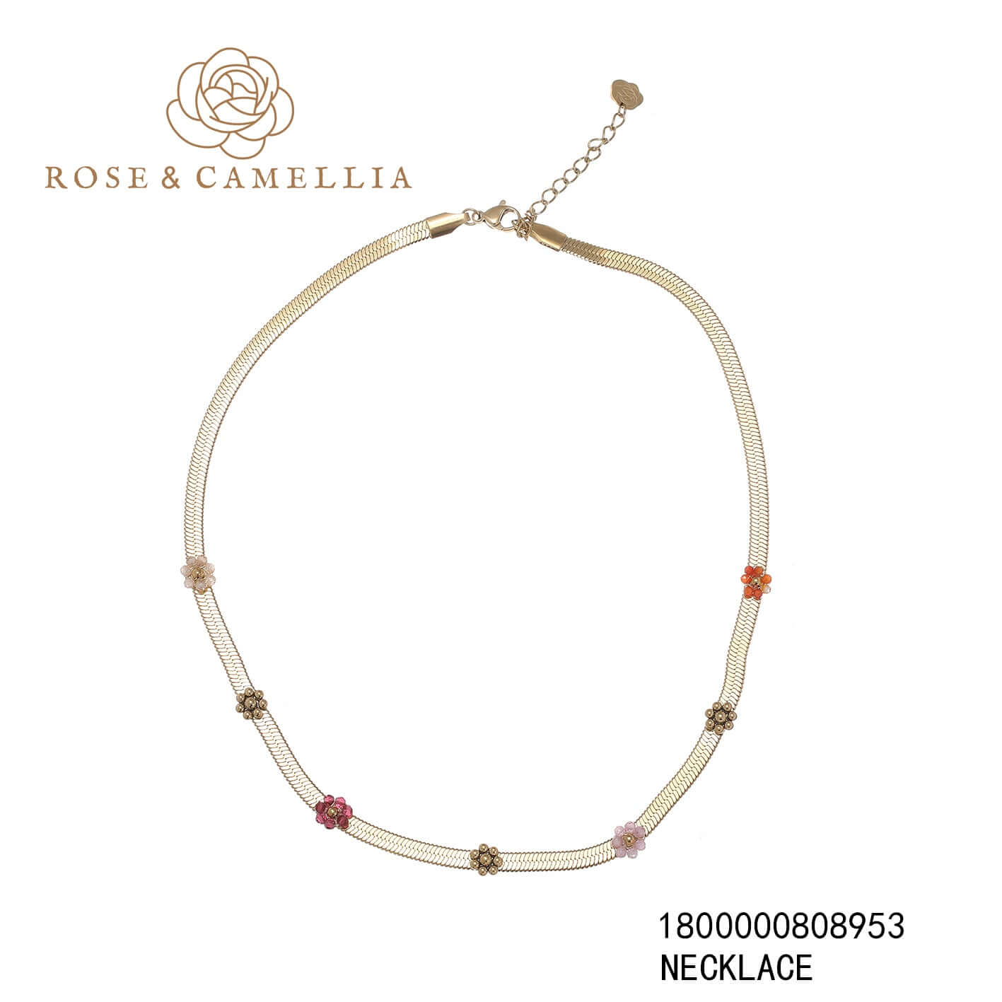 Schmuck Rose & Camellia Armband Gold