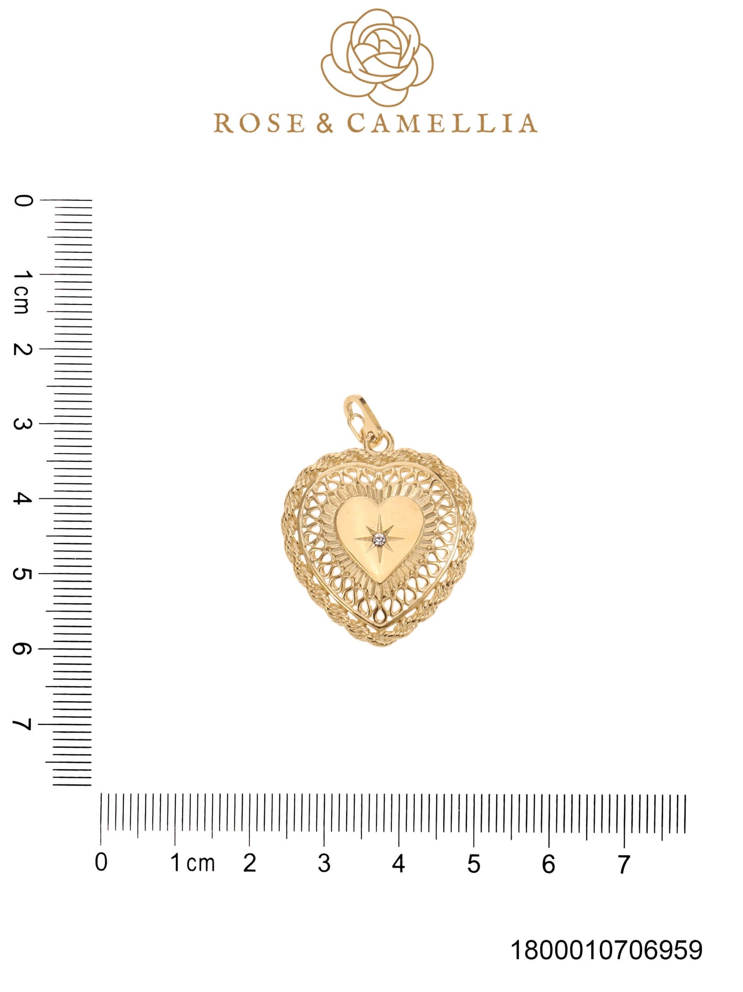 Sieraden Rose & Camellia Bedel , goud, YOUR Collectie
