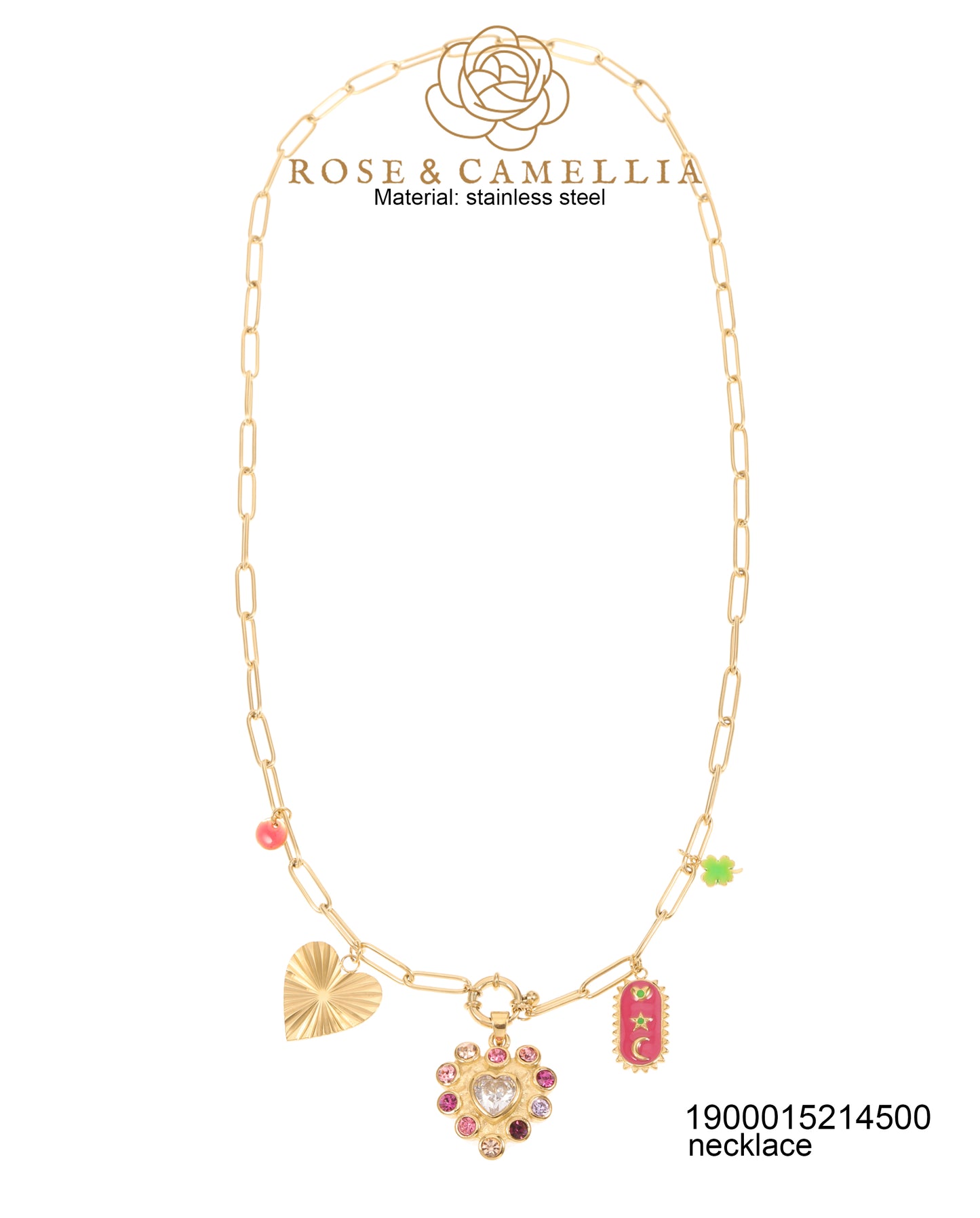 Sieraden Rose & Camellia Ketting, goud