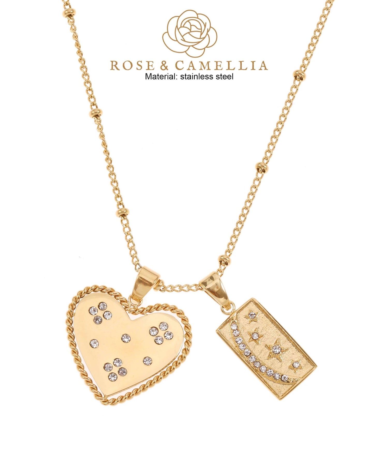 Schmuck Rose & Camellia Halskette