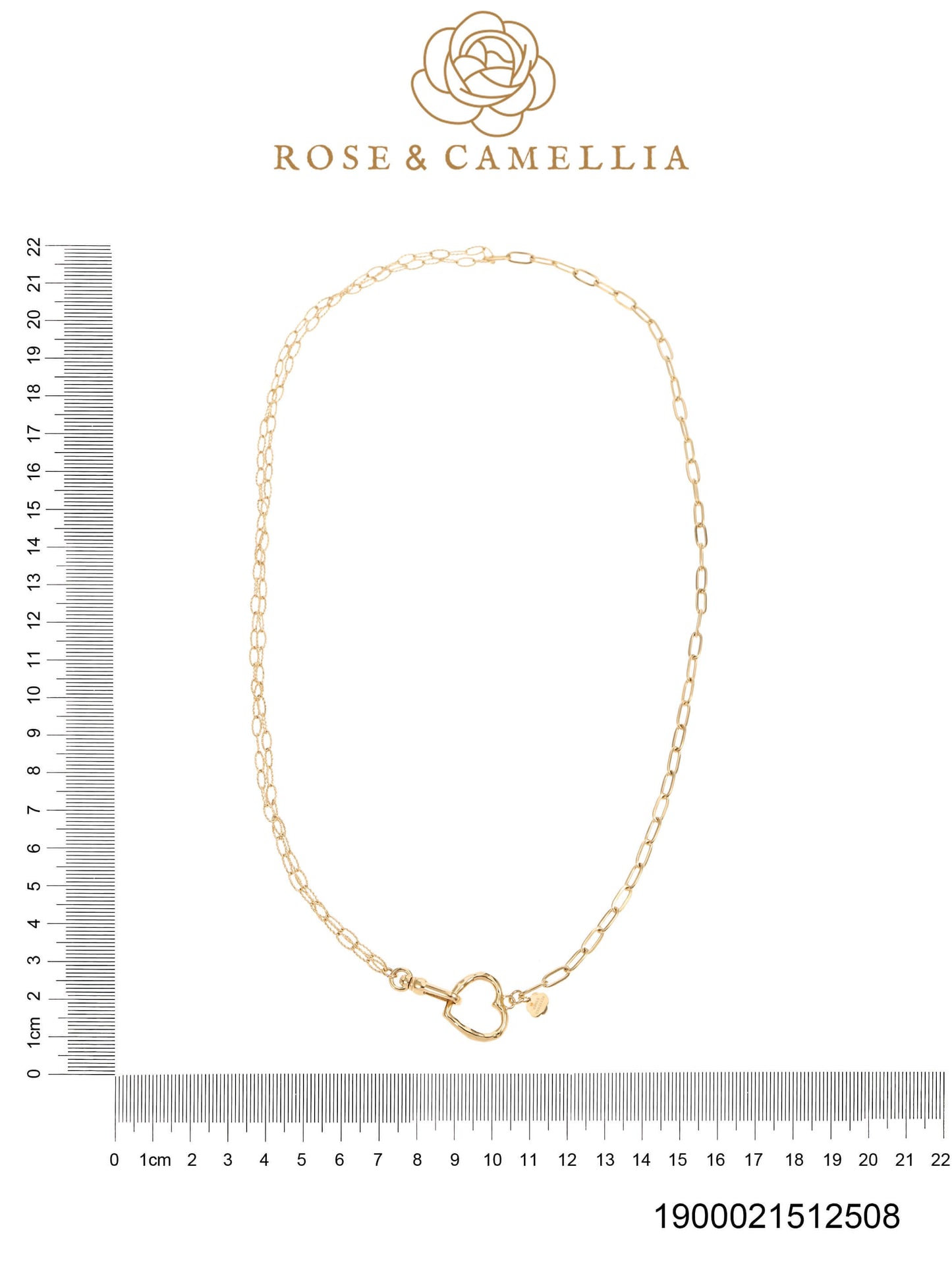 Sieraden Rose & Camellia Ketting, goud, YOUR Collectie