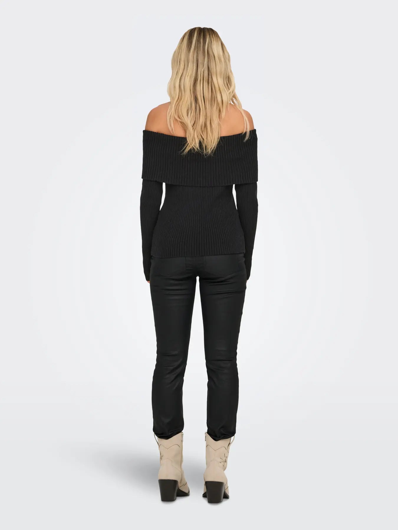 Only Dames KATIA LIFE LS OFF SHOULDER, Black