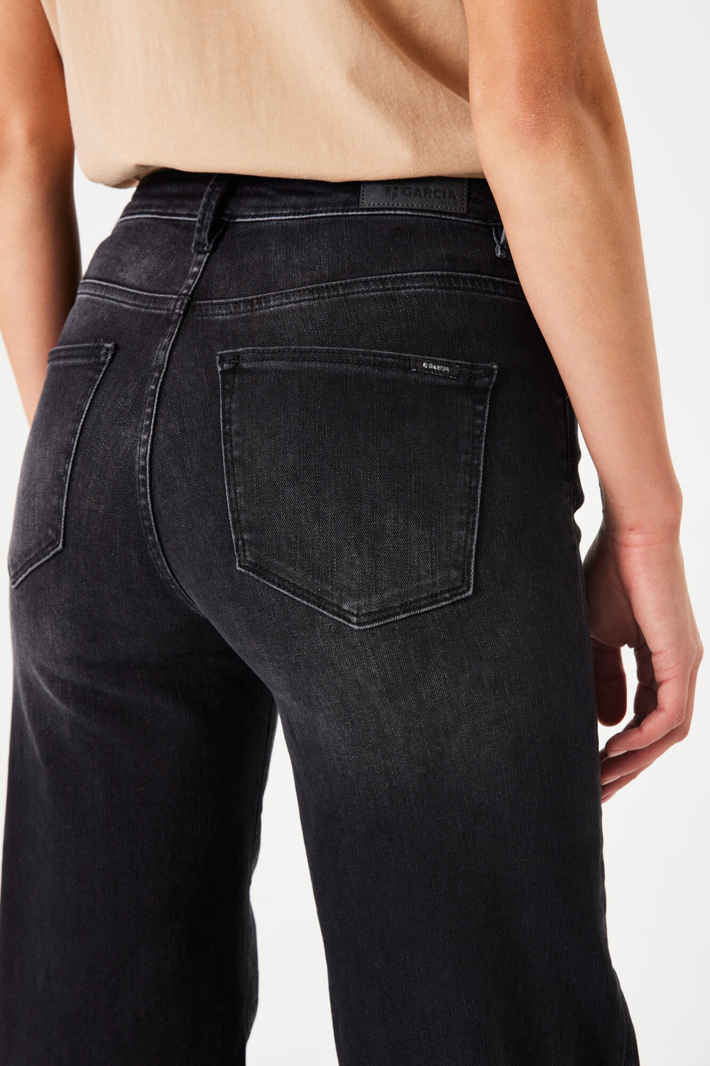 Garcia Dames Jeans, CELIA, Wide, Dark Used