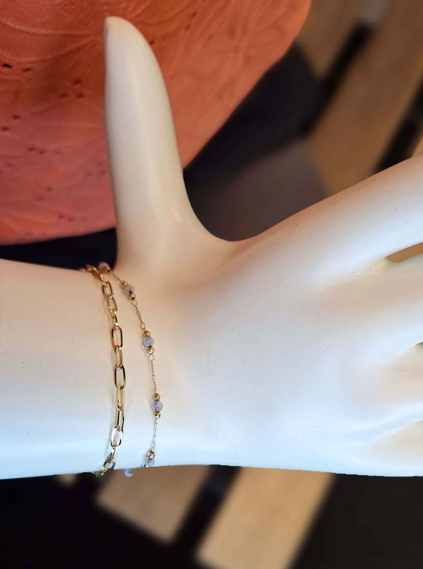Roestvrij stalen Armband van Rose & Camellia