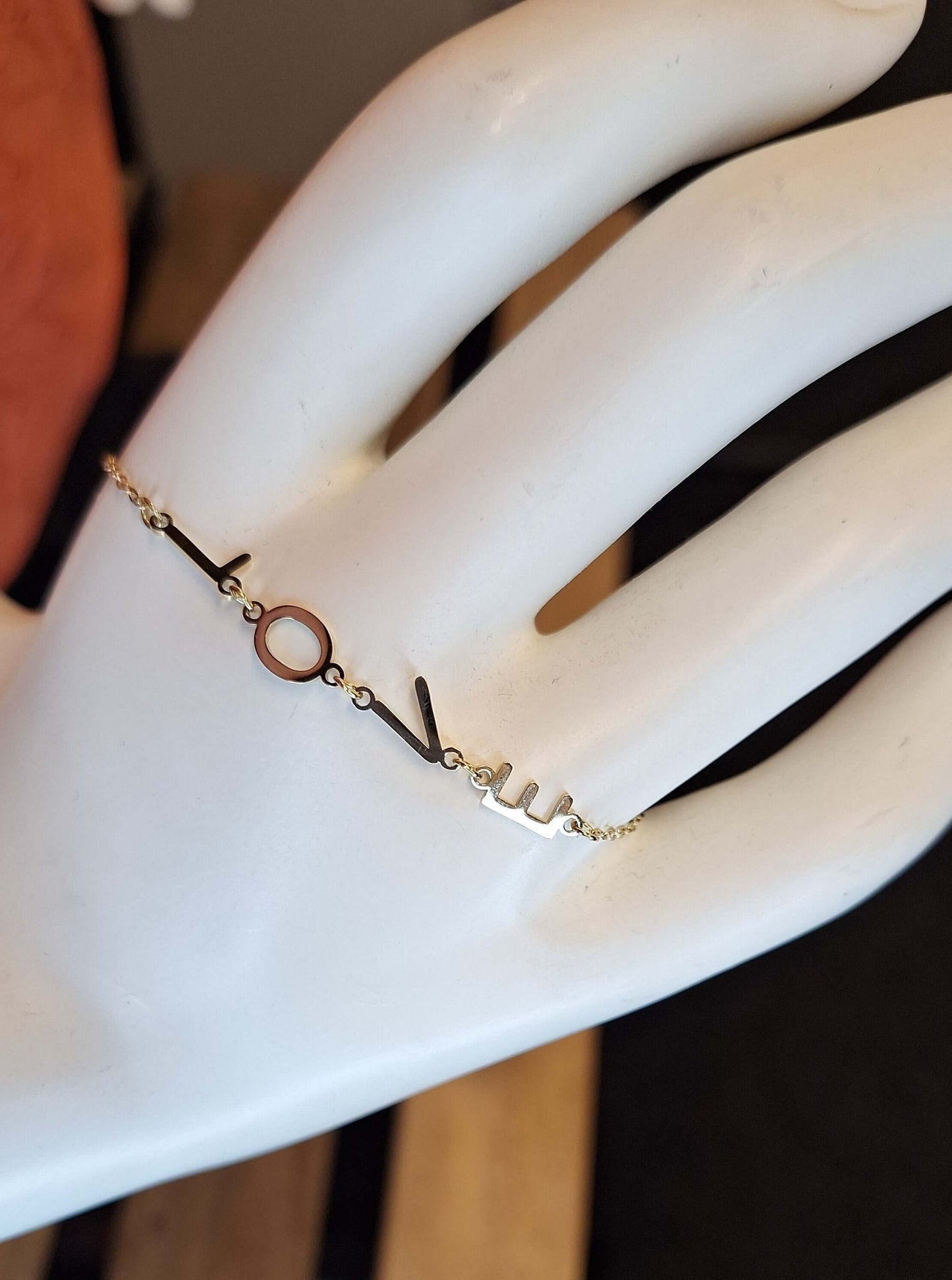 Roestvrij stalen Armband van Rose & Camellia