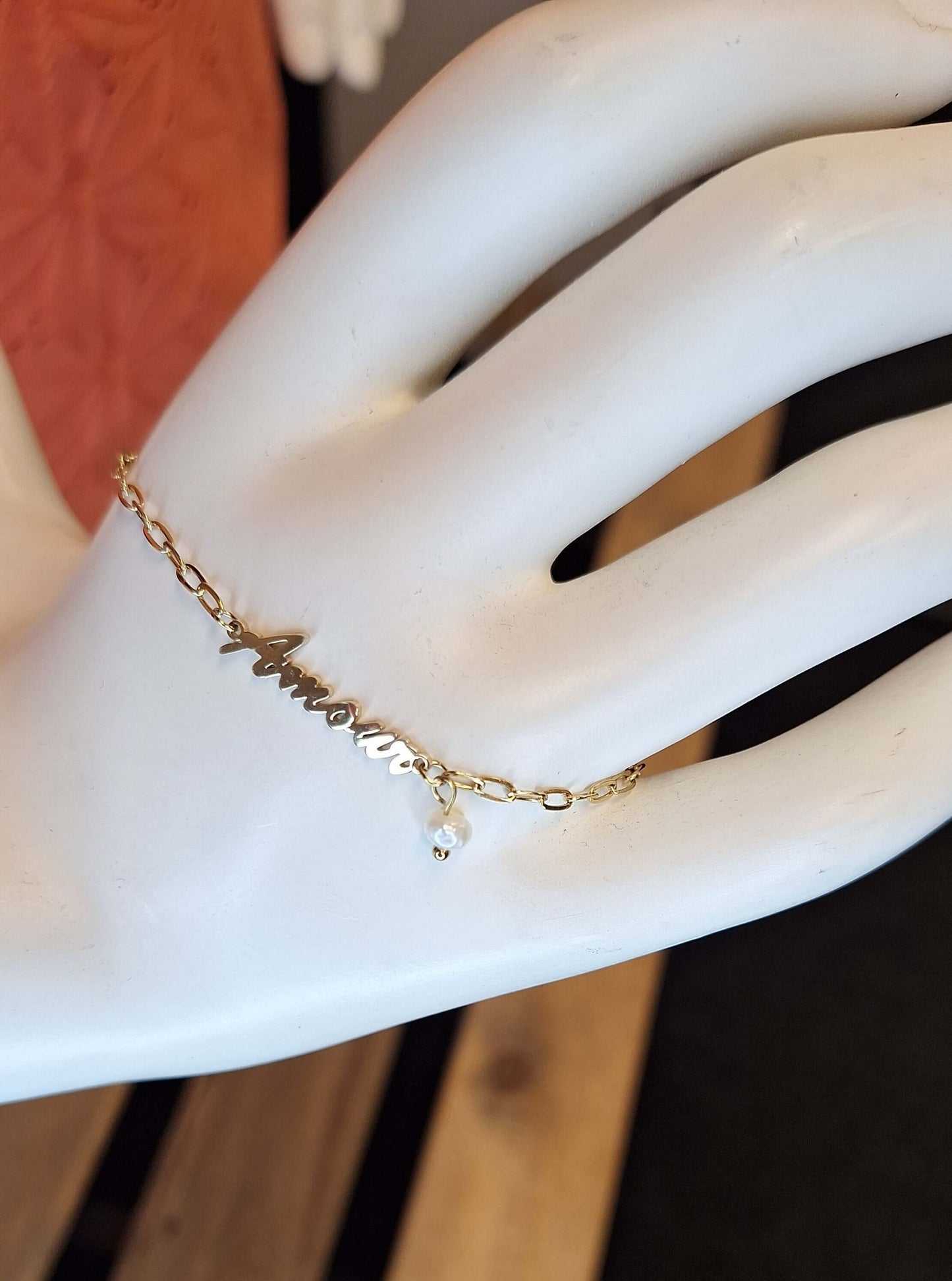 Roestvrij stalen Armband van Rose & Camellia