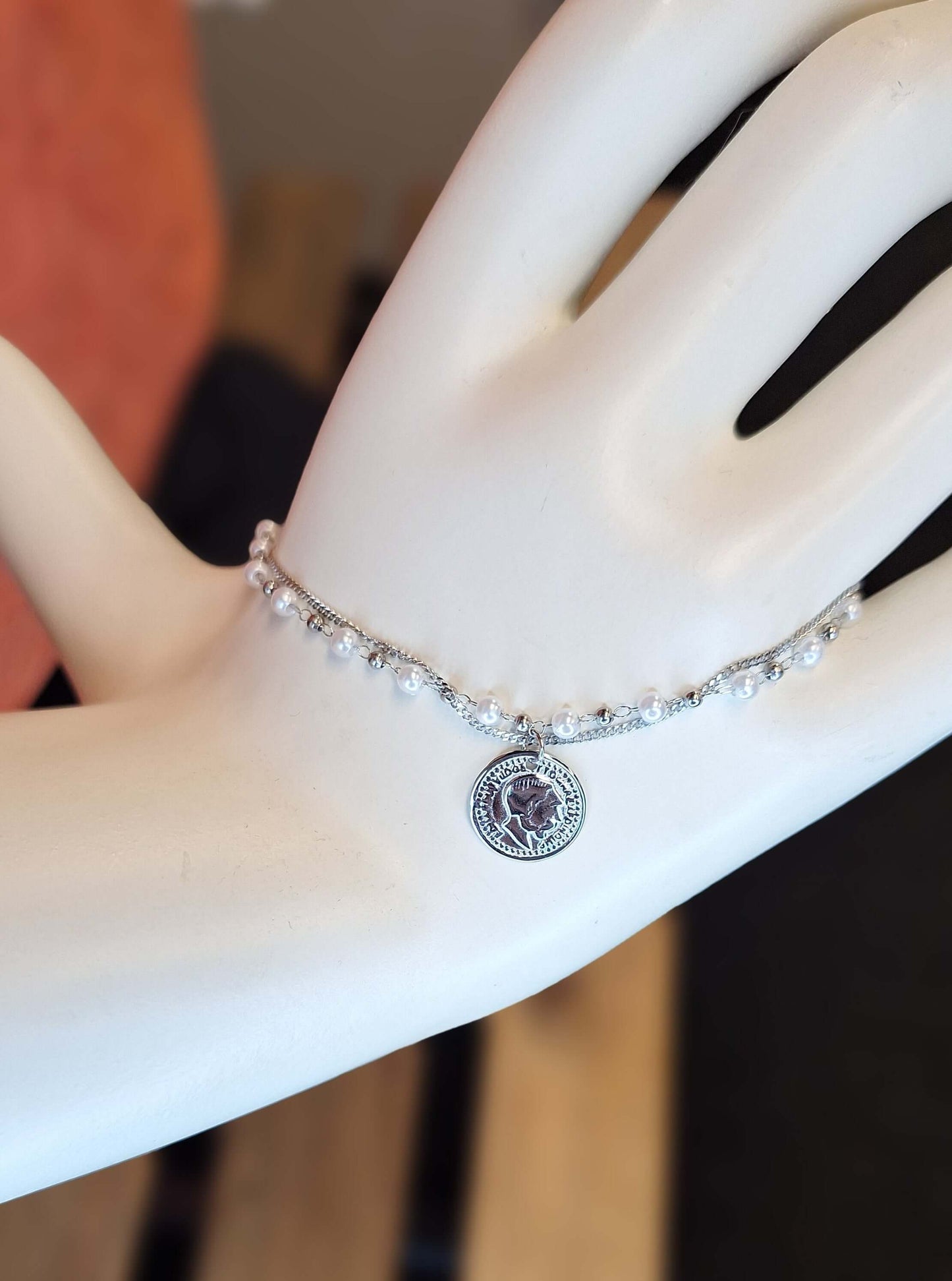 Roestvrij stalen Armband van Rose & Camellia