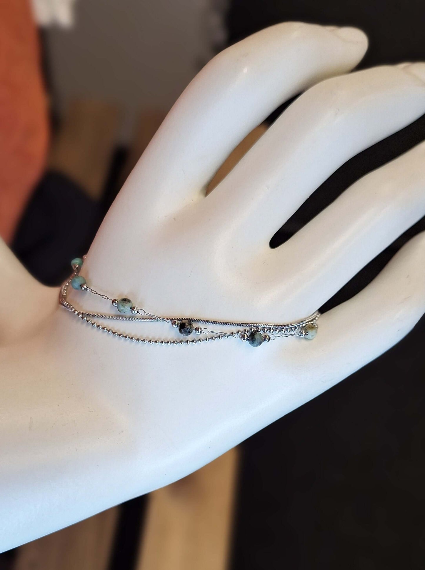 Roestvrij stalen Armband van Rose & Camellia