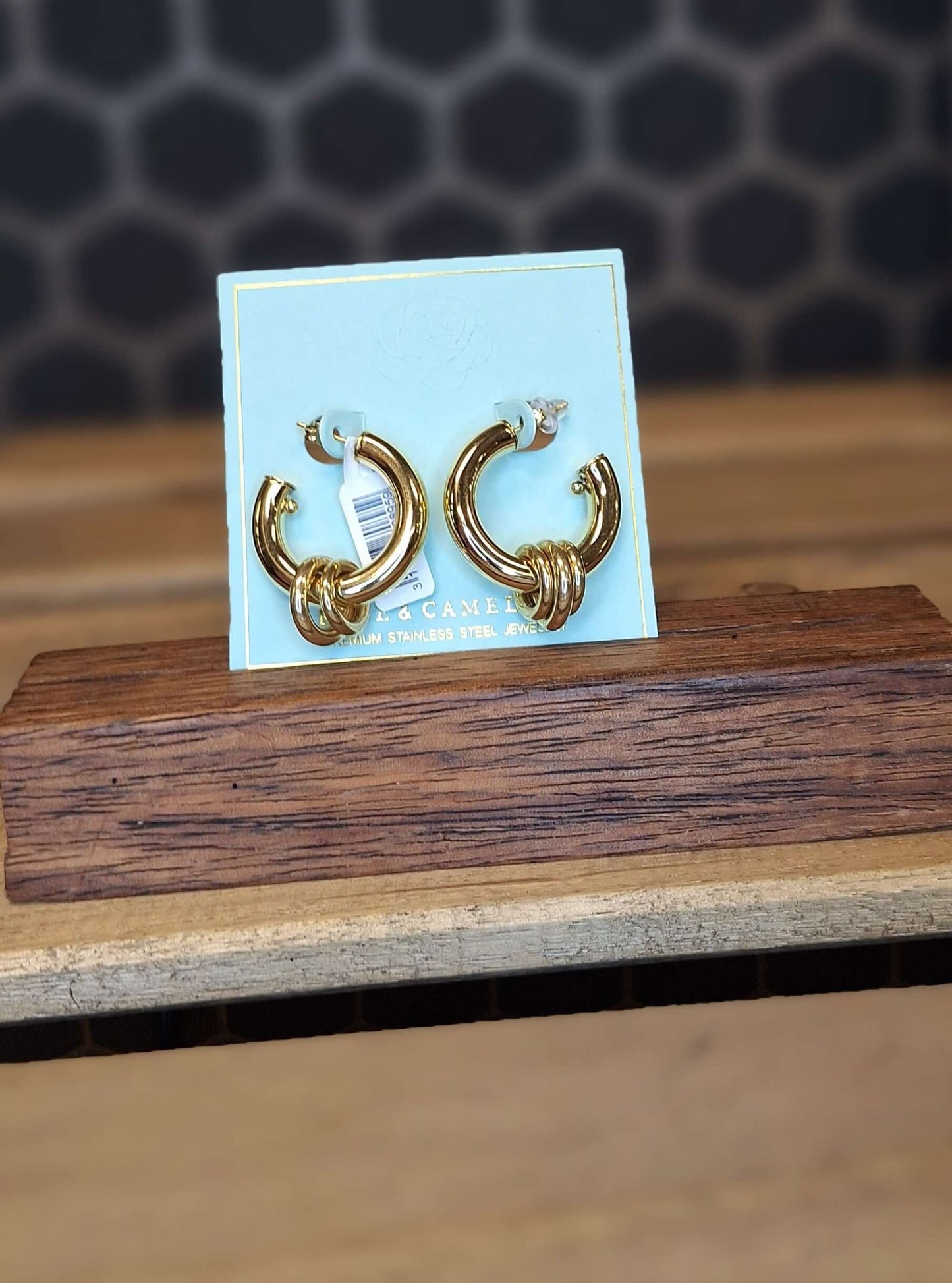 Roestvrij stalen Oorbellen van Rose & Camellia