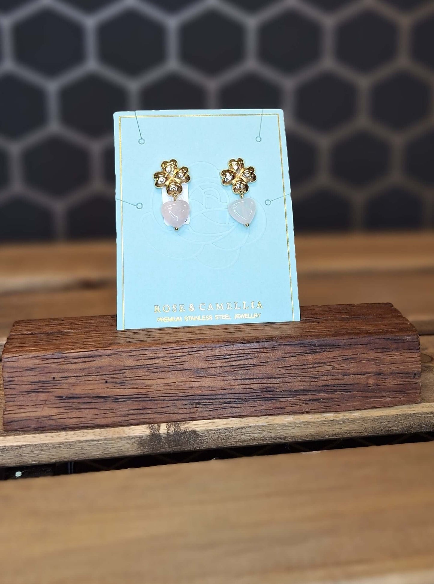 Roestvrij stalen Oorbellen van Rose & Camellia