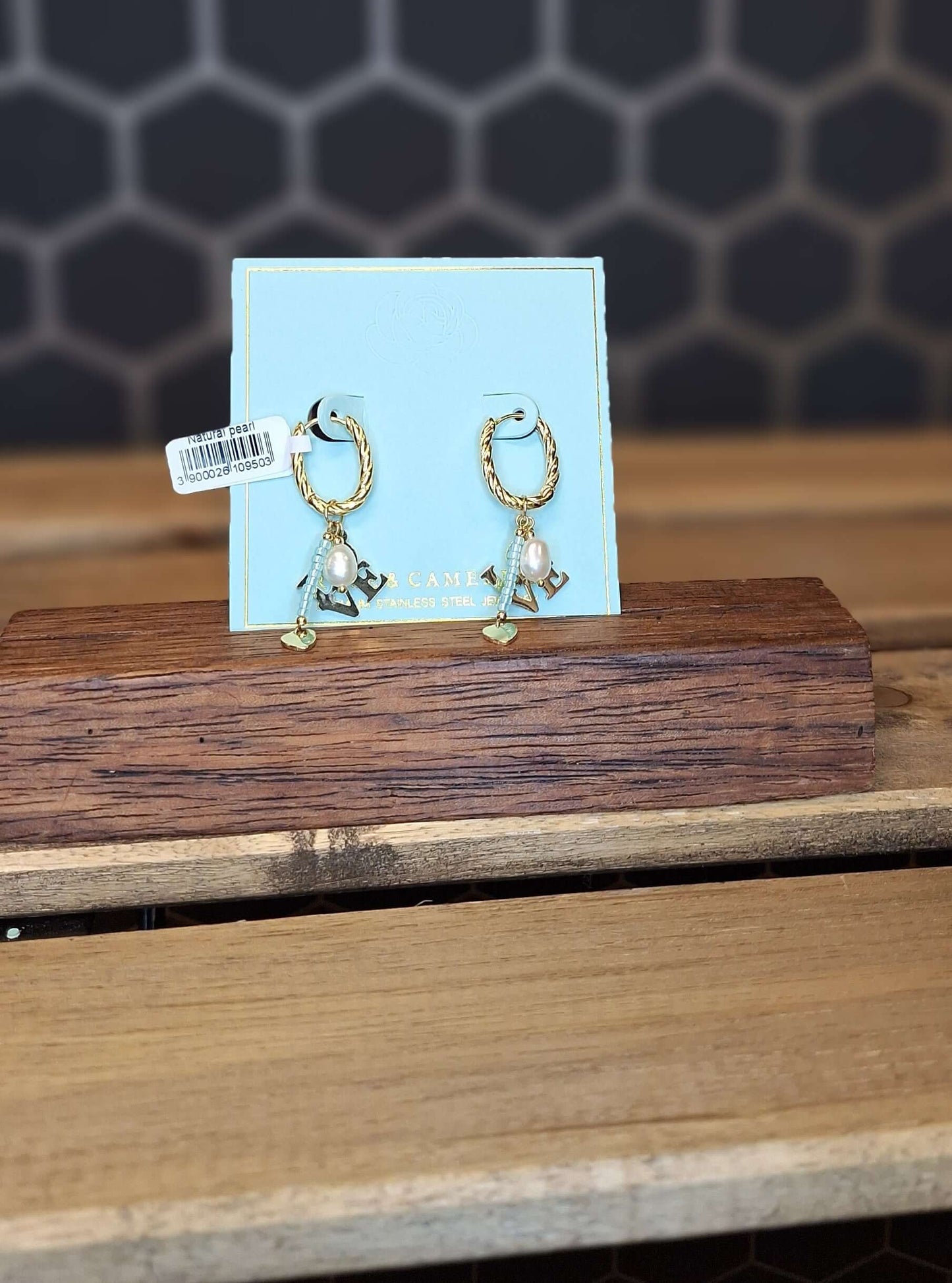 Roestvrij stalen Oorbellen van Rose & Camellia