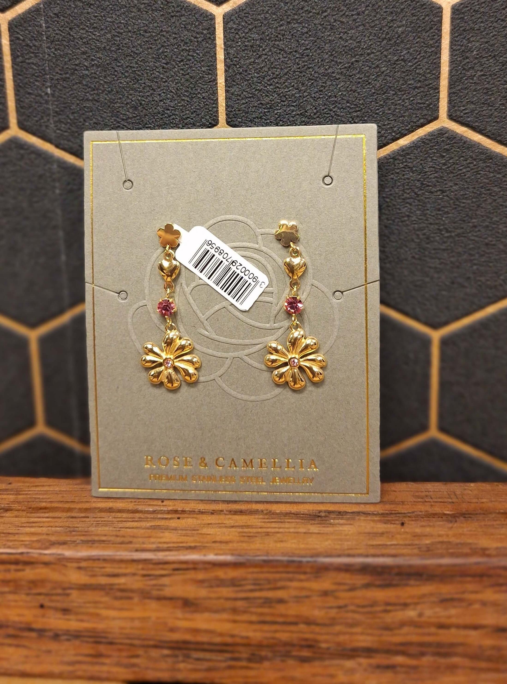 Roestvrij stalen oorbellen van Rose & Camellia