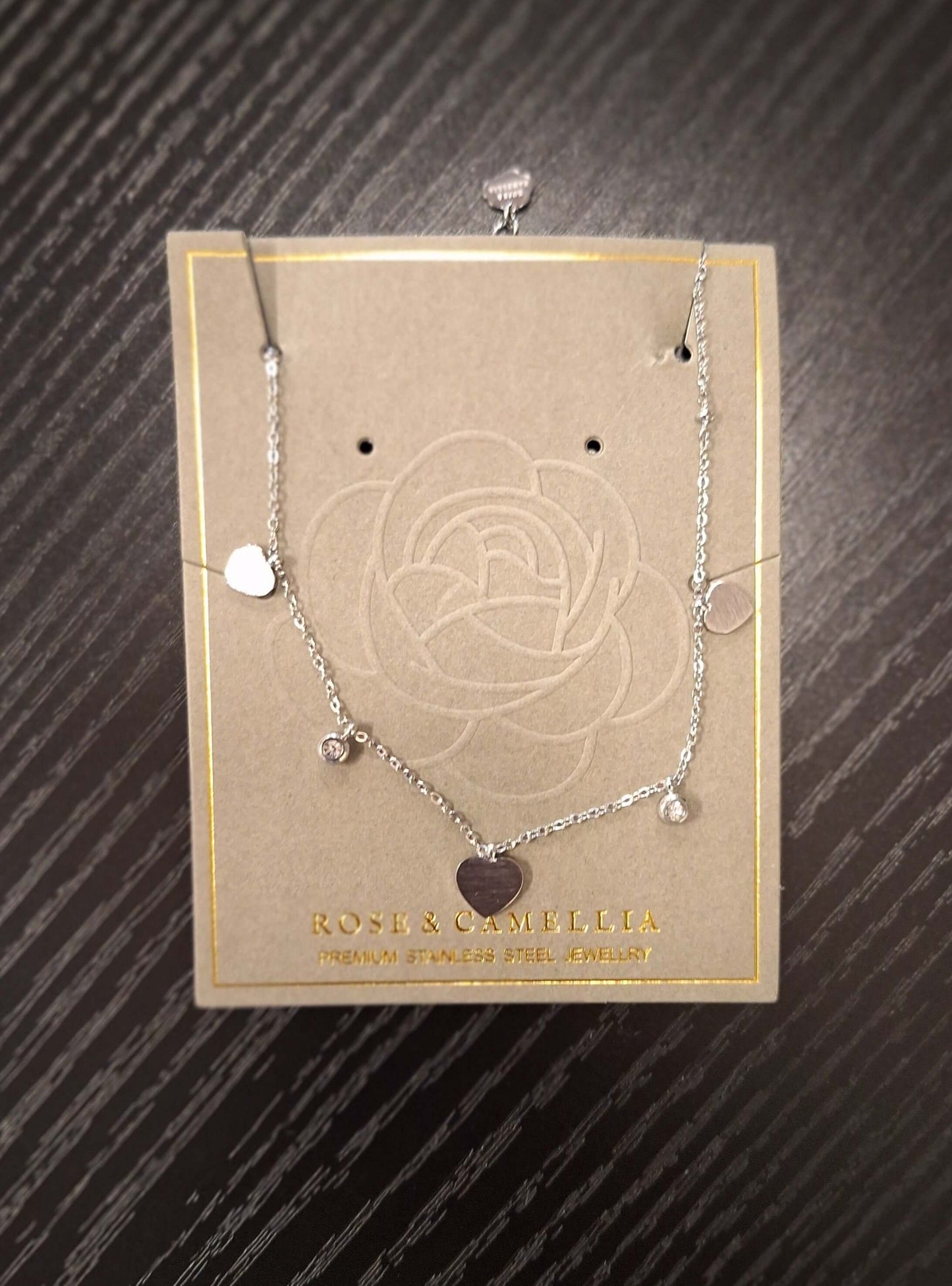 Schmuck Rose & Camellia HalsketteSilber