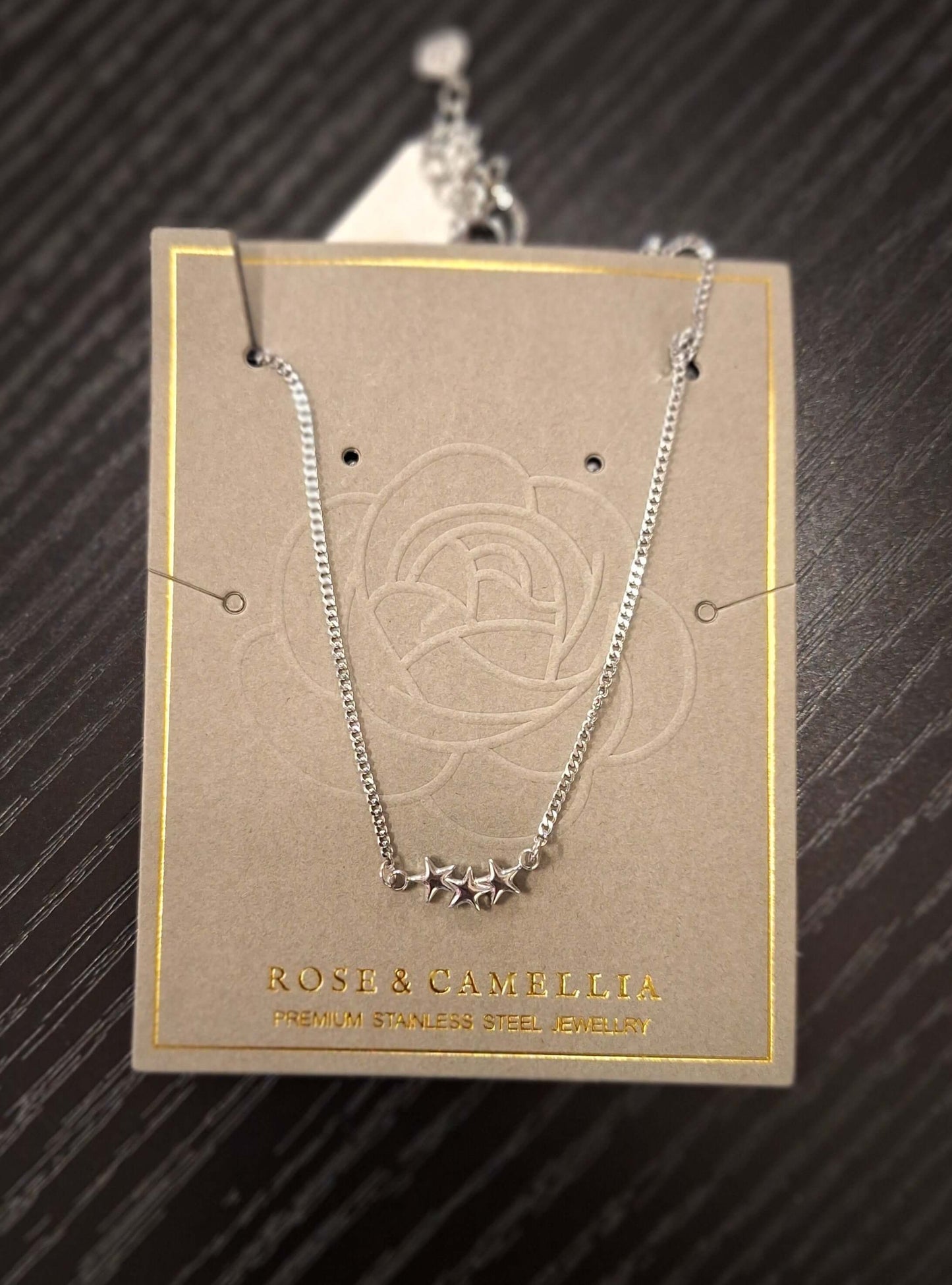 Schmuck Rose & Camellia HalsketteSilber