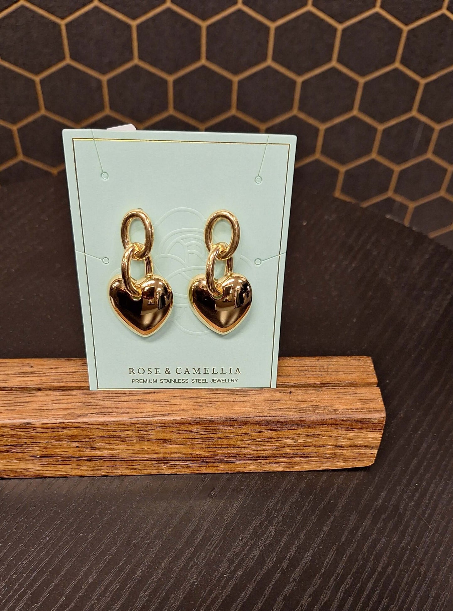 Rose & Camellia Ohrringe Gold