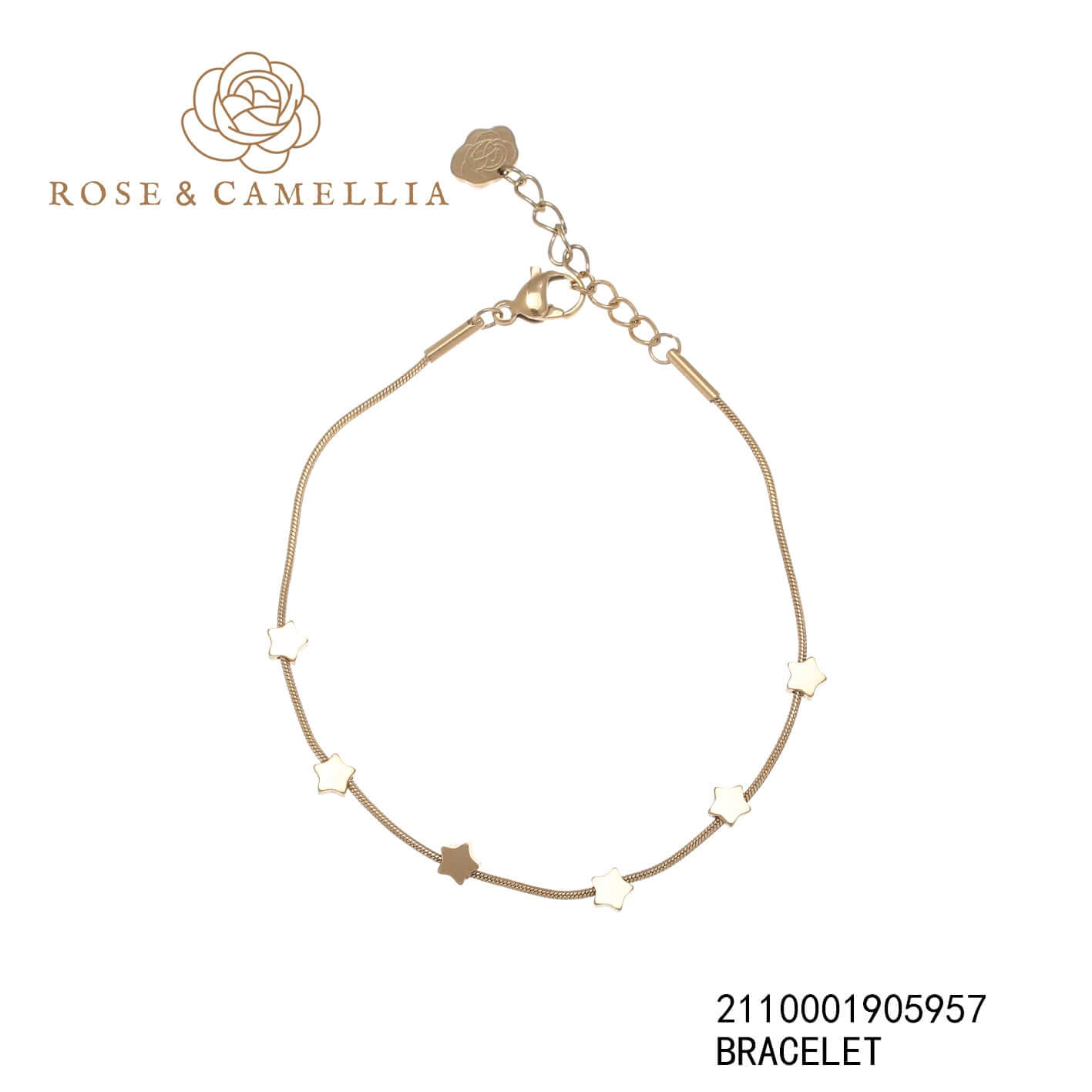 Schmuck Rose & Camellia Armband Gold