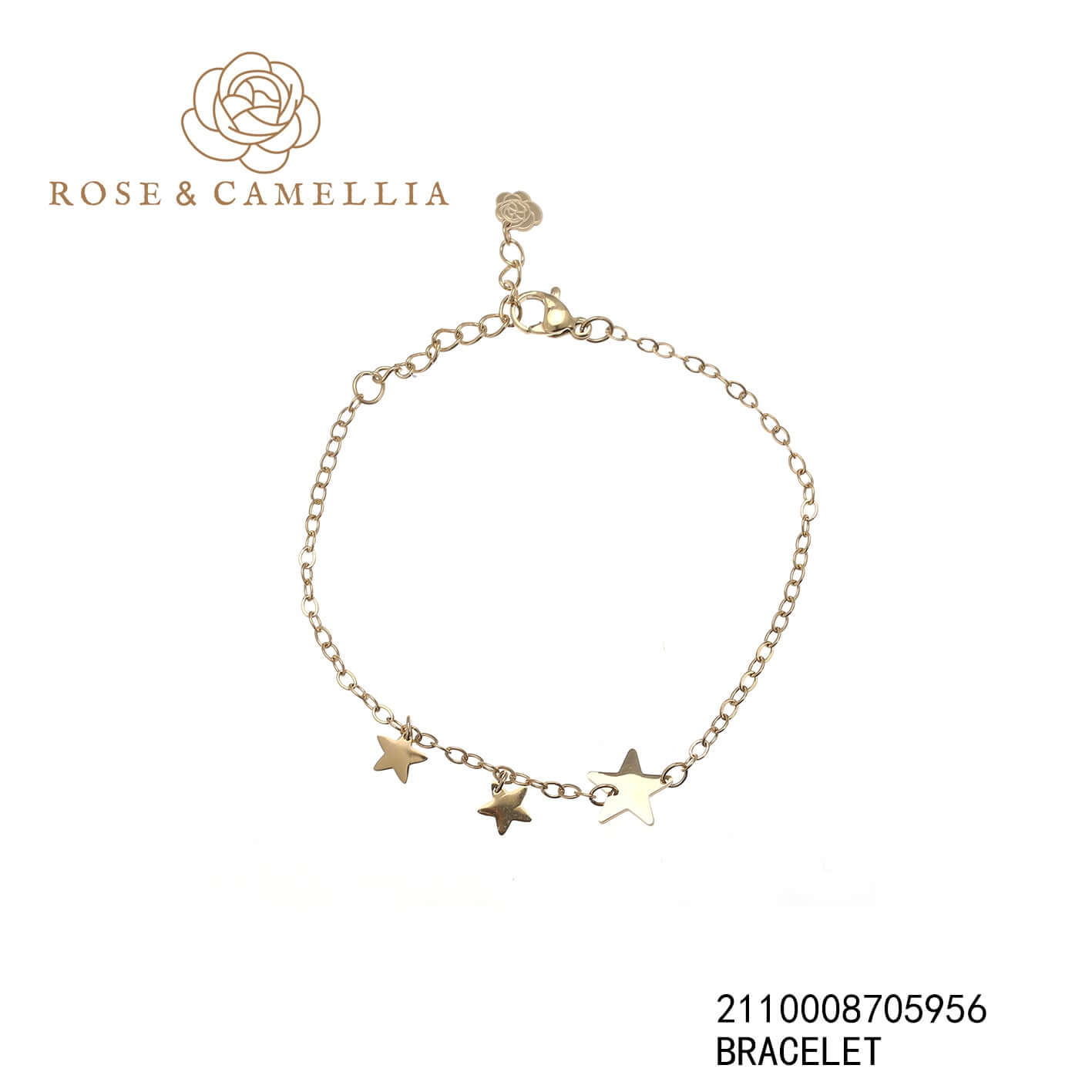 Schmuck Rose & Camellia Armband Gold