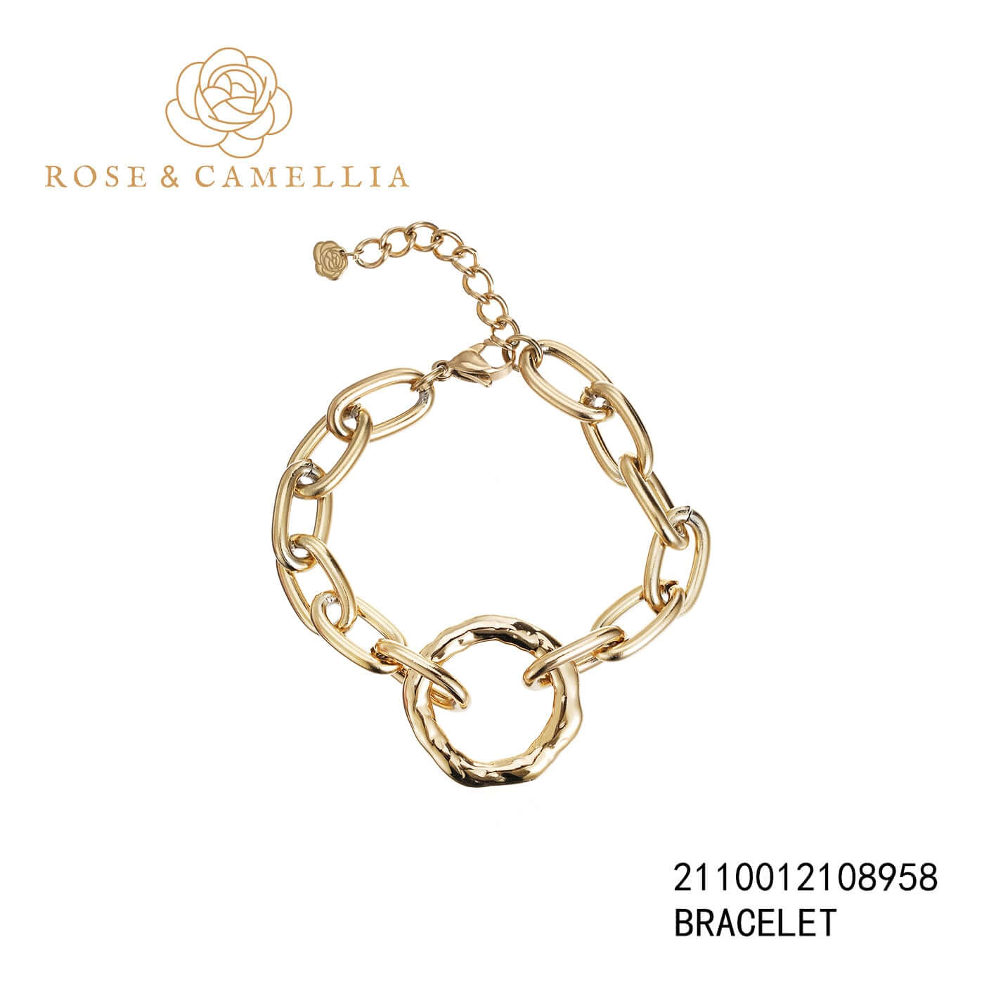 Sieraden Rose & Camellia Armband, goud