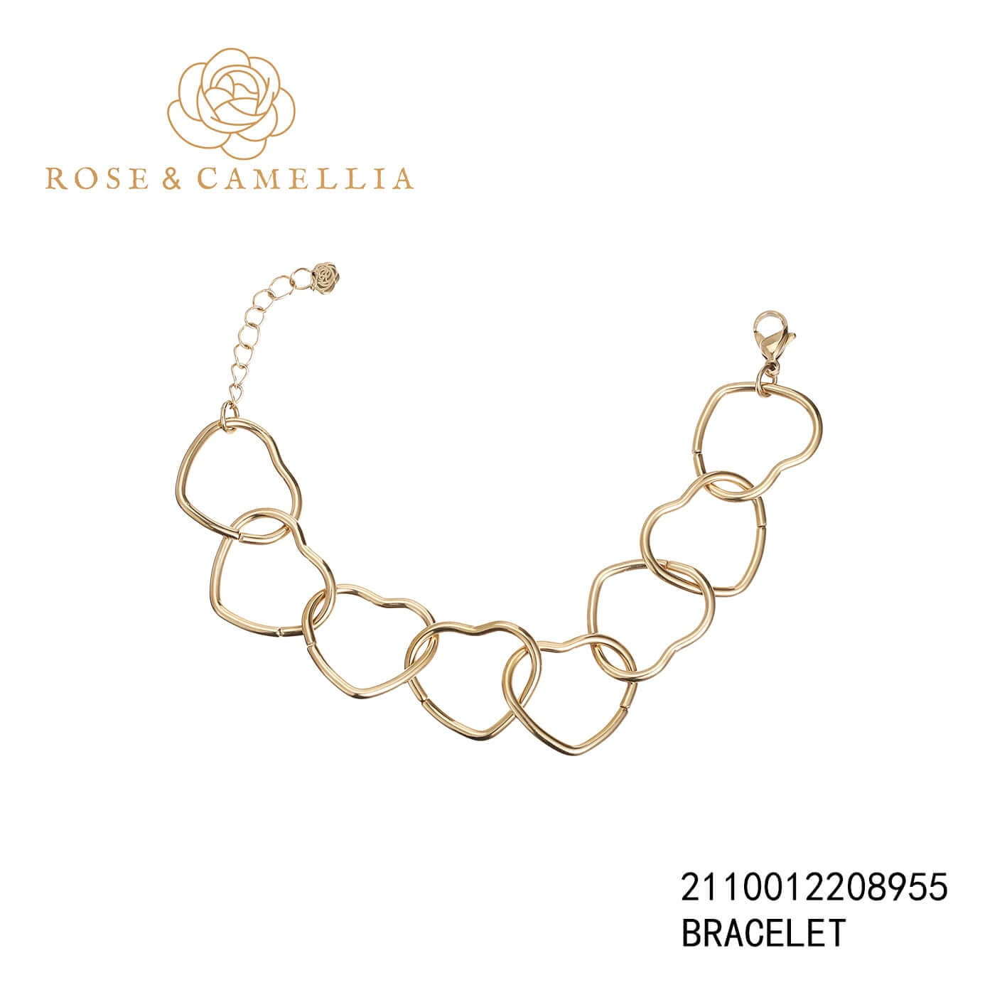 Schmuck Rose & Camellia Armband Gold