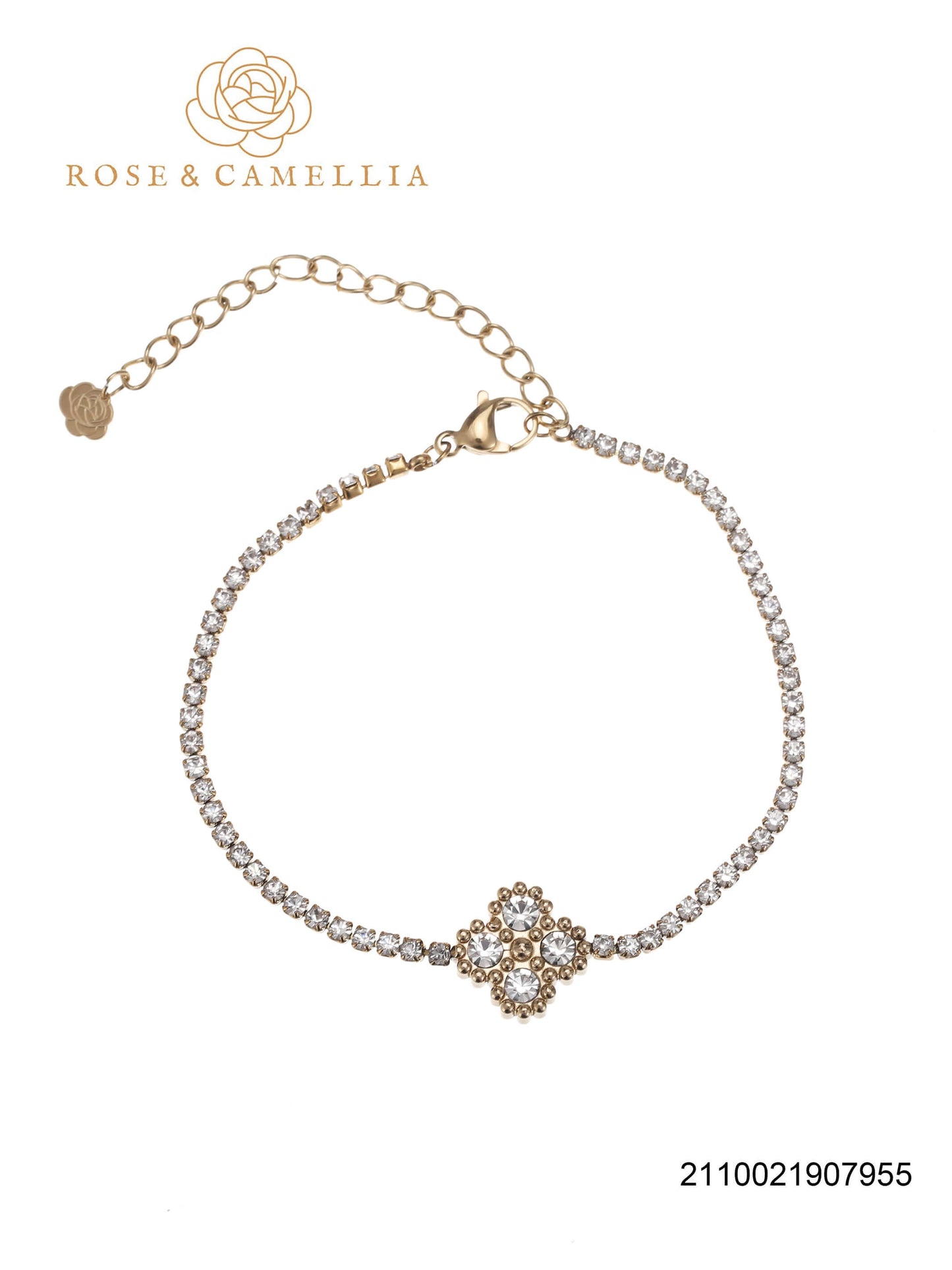 Schmuck Rose & Camellia Armband Gold