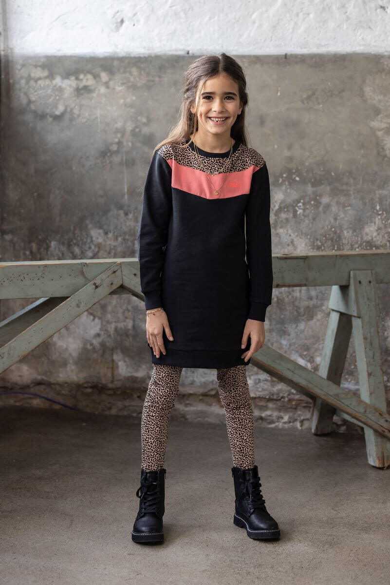 TYGO&vito Girls Sweat Dress DEMI Black