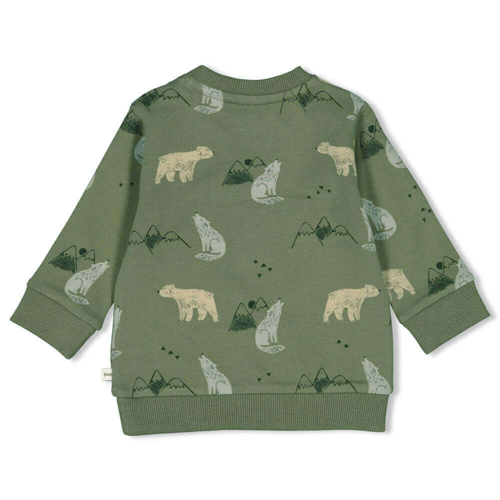 Feetje Brave Sweater Army