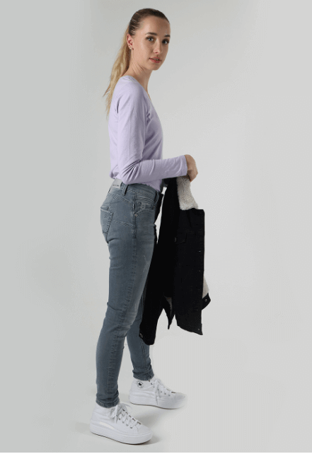 Miracle Of Denim ELLEN Skinny Fit Smooth Grey