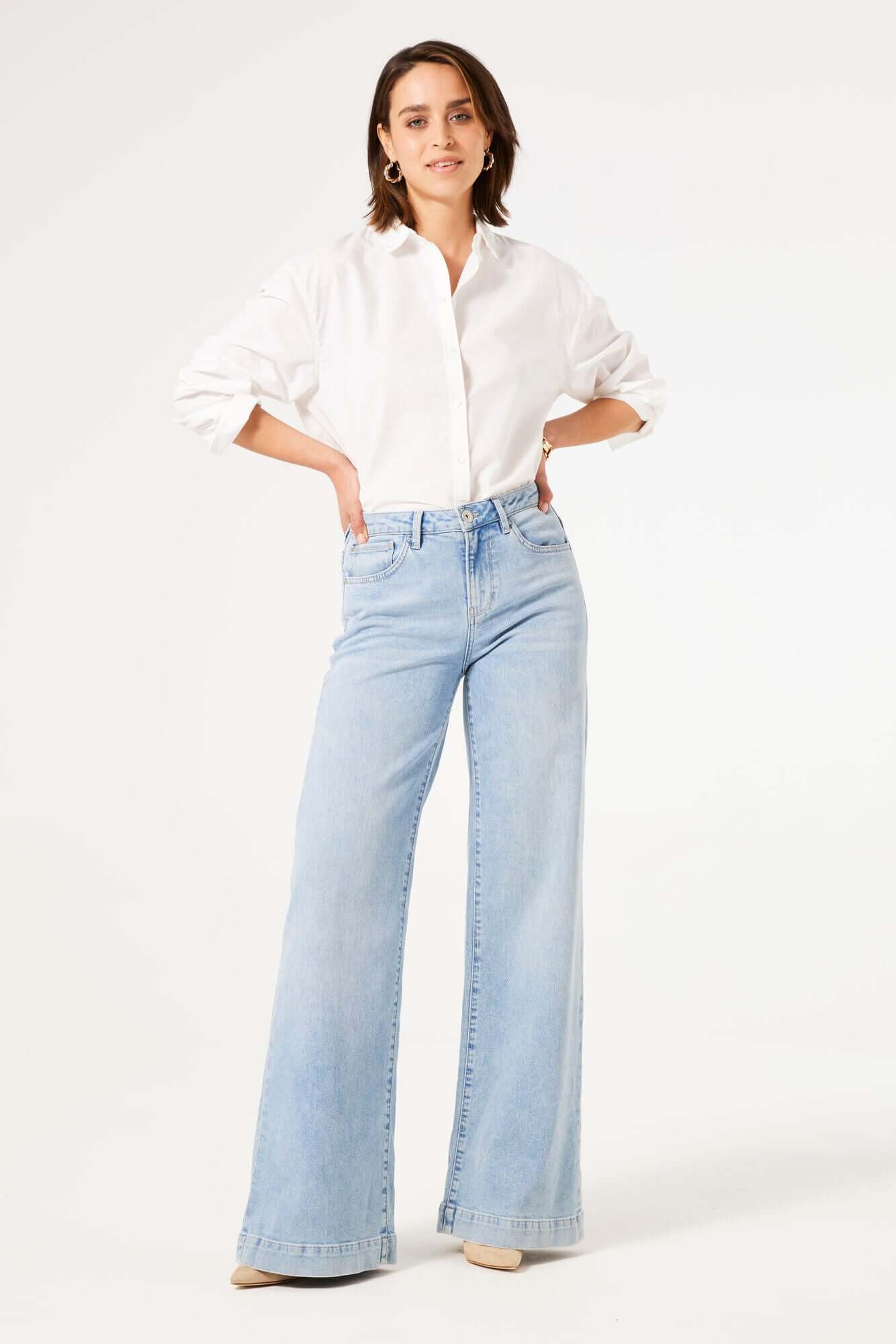 Garcia Jeans, CELIA, Wide, Light Used