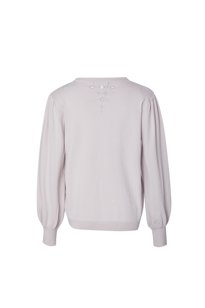 G-Maxx Strickjacke Nina Cremeweiß