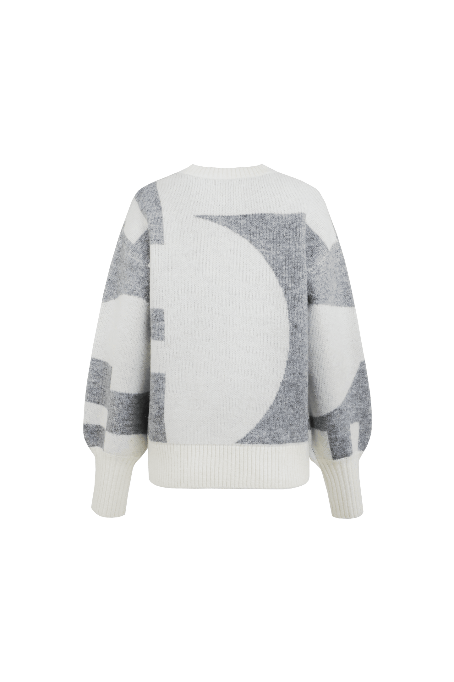 G-maxx Pullover ELZANA Wolwit/ Grijs