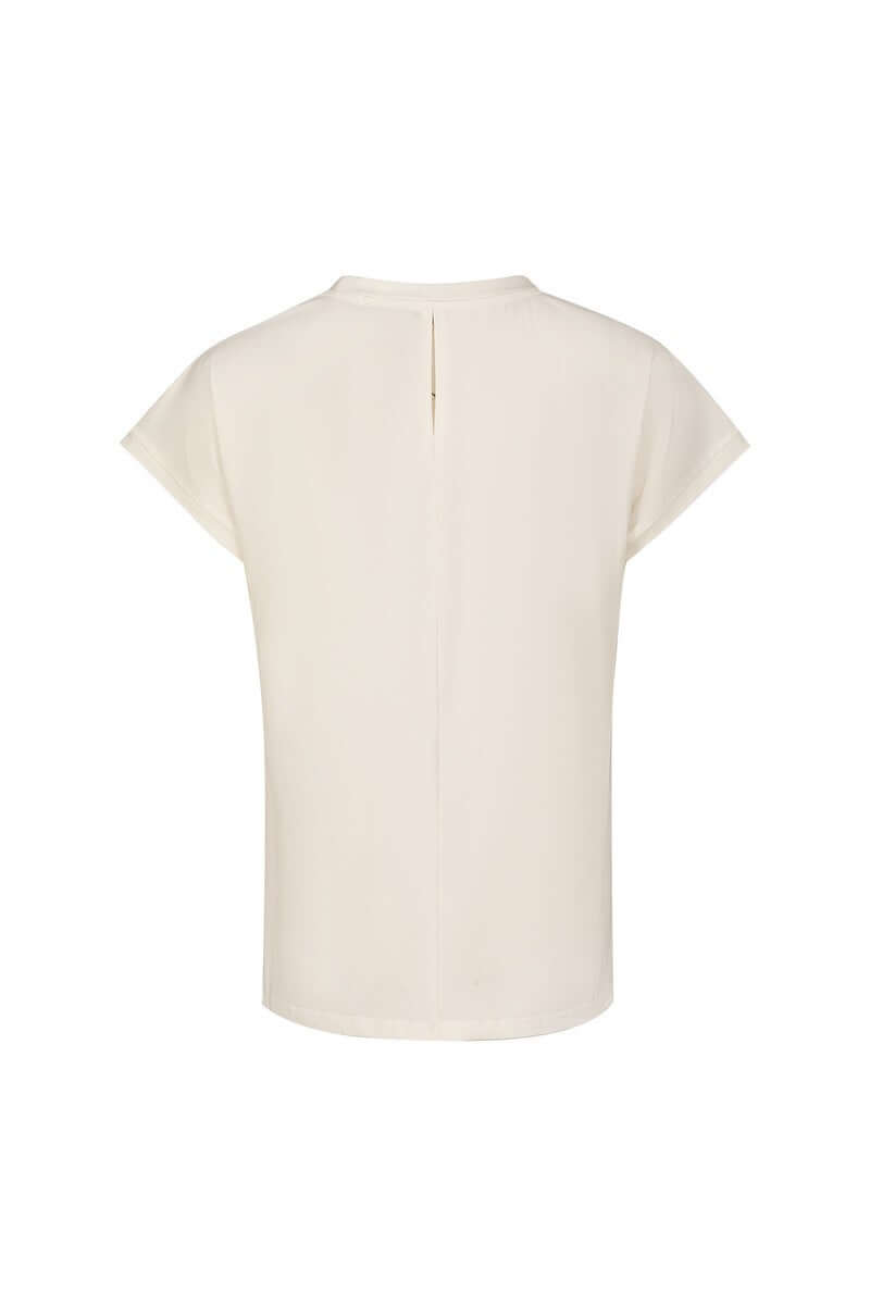 G-maxx T-shirt CARMEN Offwhite/Korenblauw