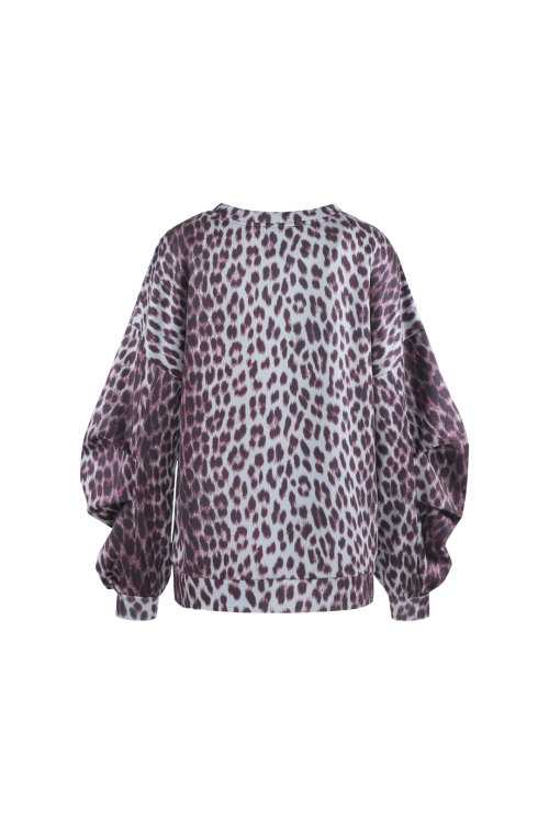 G-Maxx Longsleeve ,BRITTANY, Gray Melange/Mauve Wine