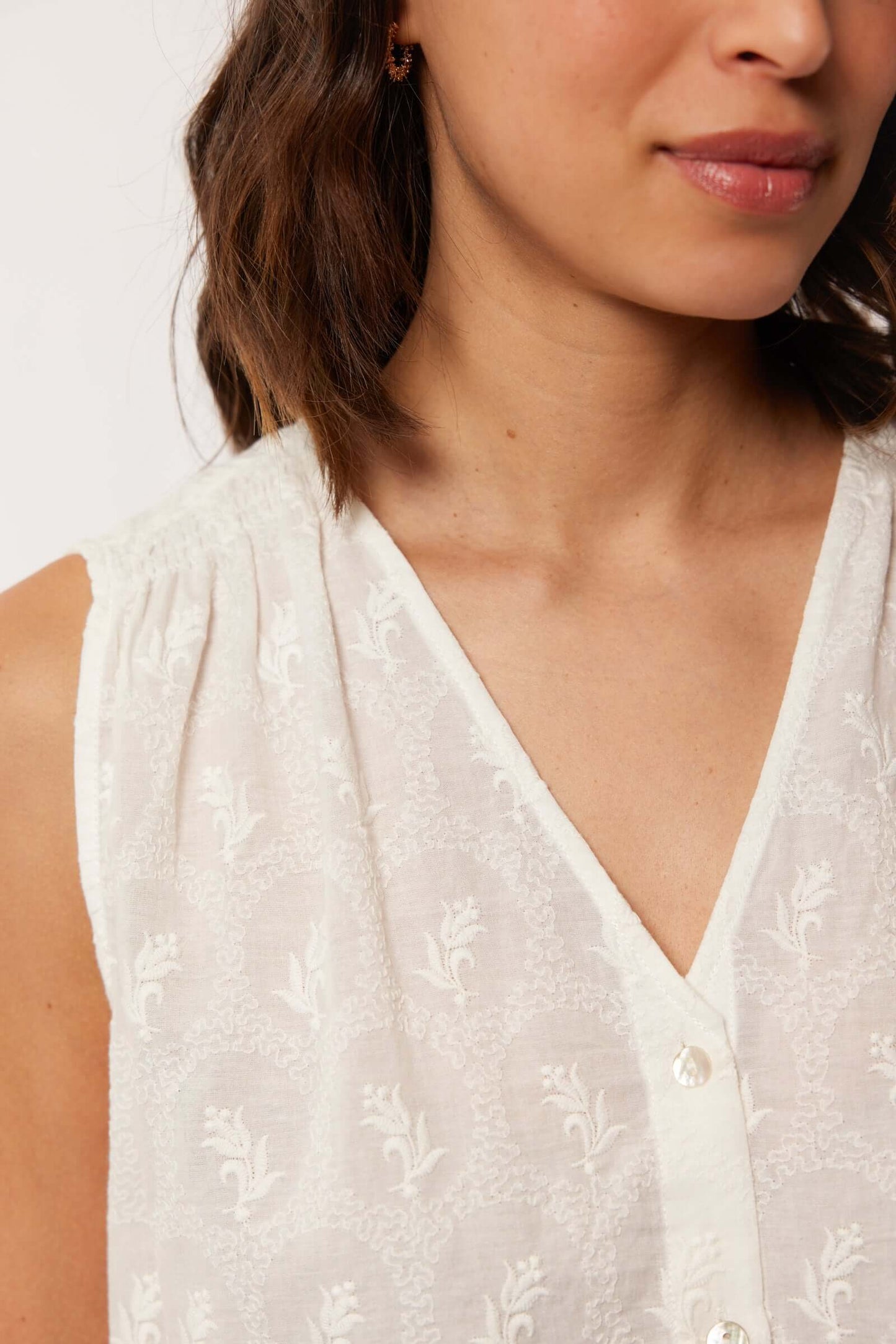 G-maxx Blouse LEONOR, Bright White