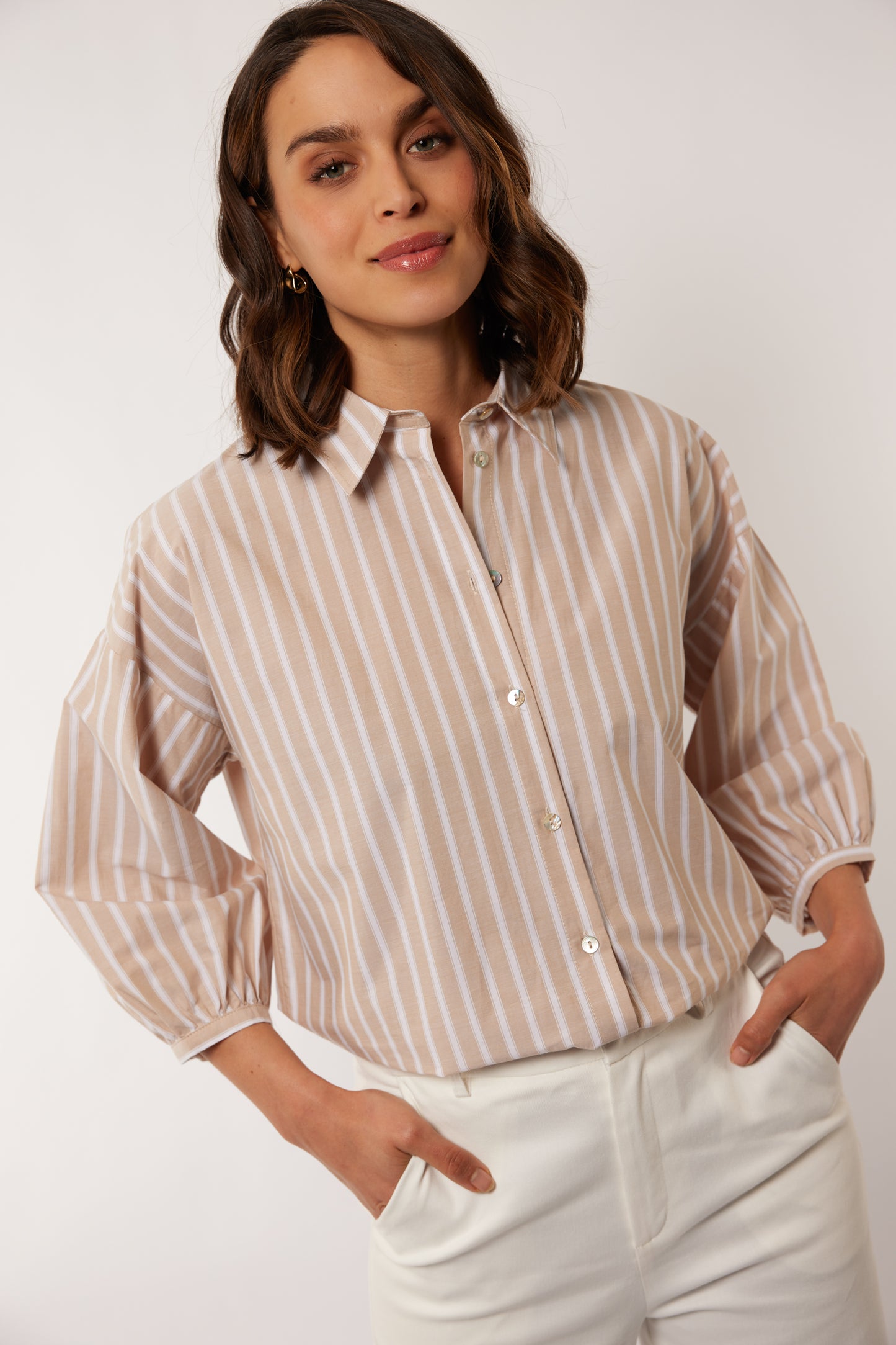 G-maxx Blouse CECILIA, Frappe