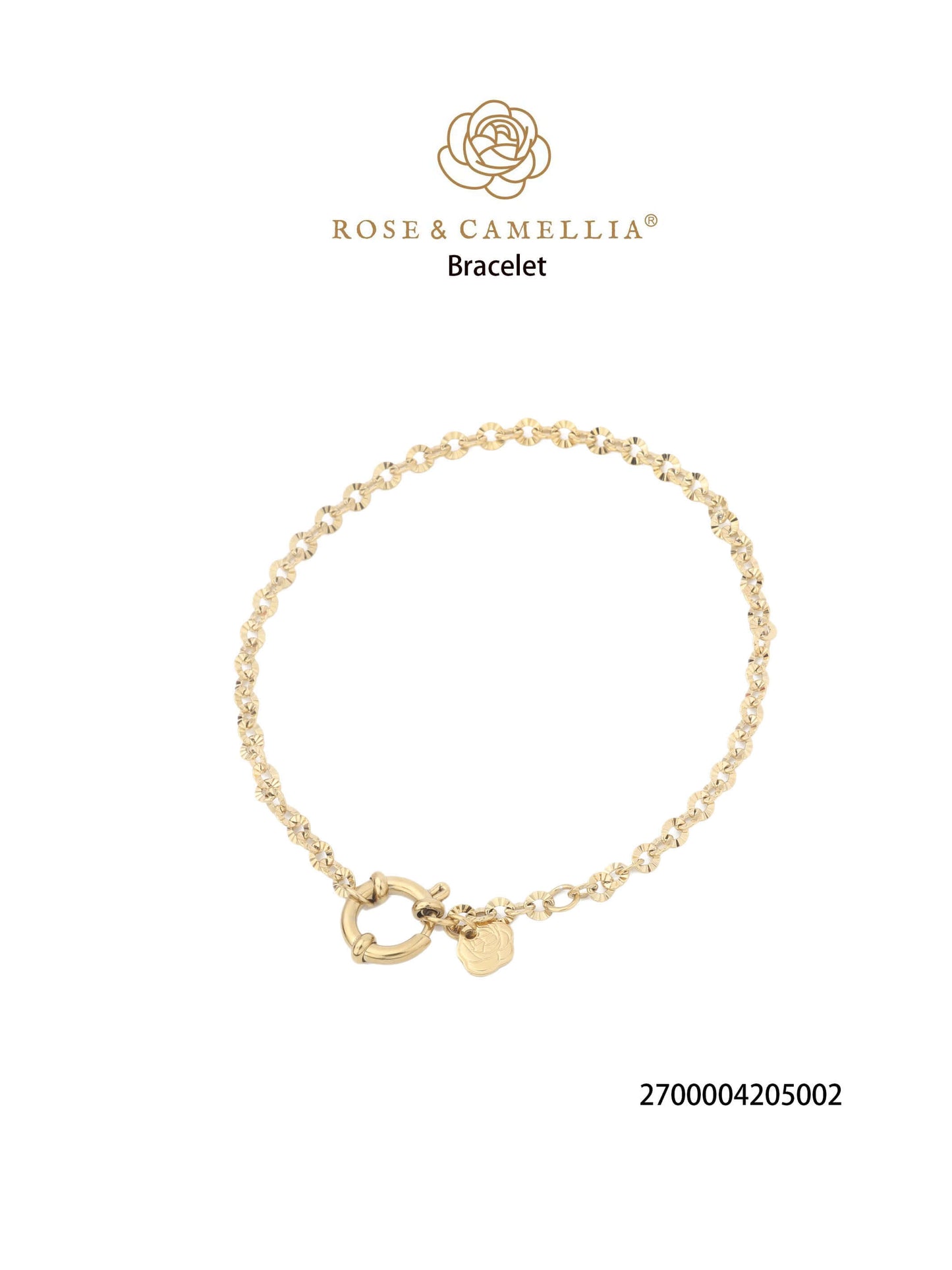 Sieraden Rose & Camellia Armband, goud, YOUR Collectie