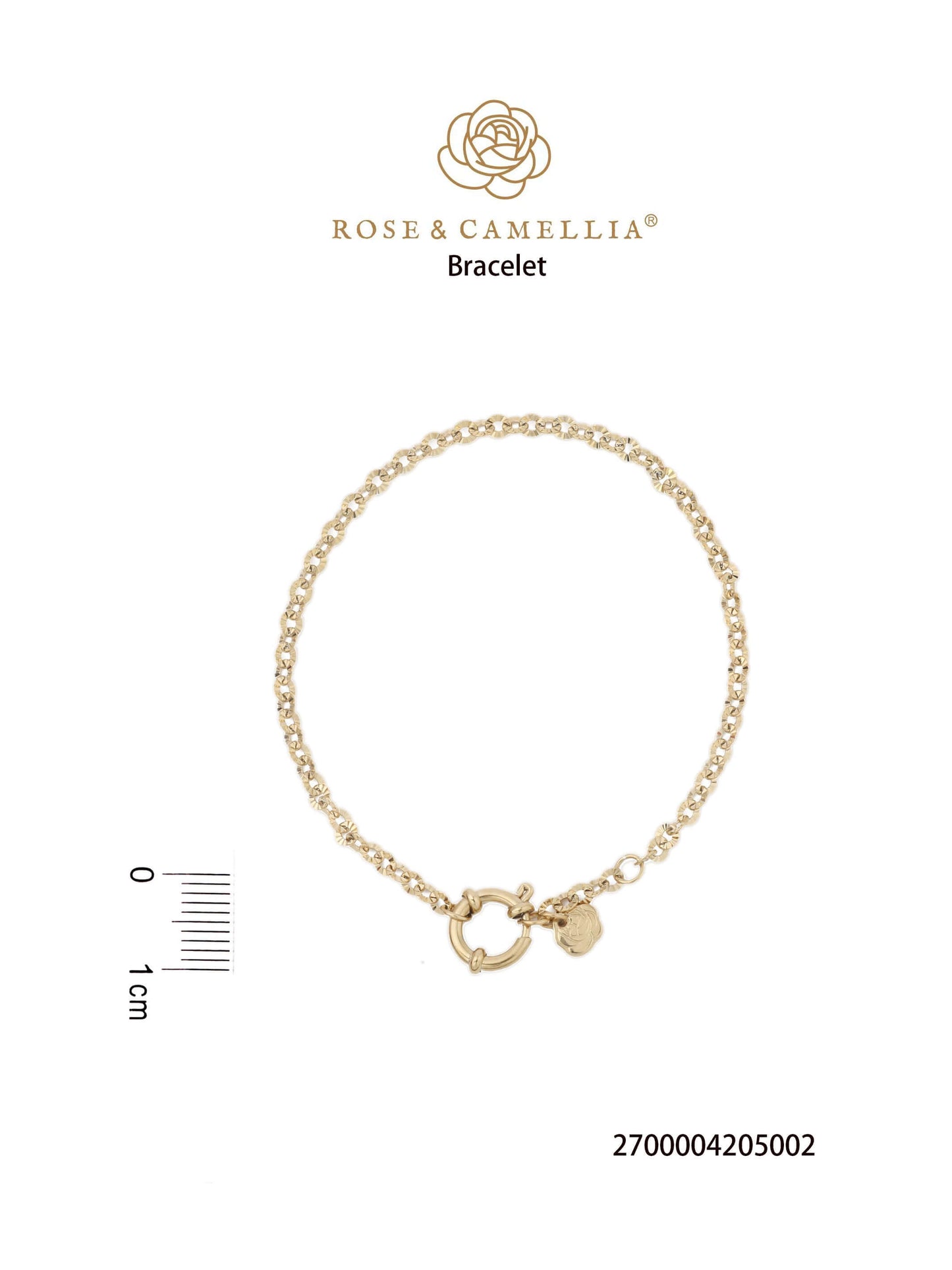 Sieraden Rose & Camellia Armband, goud, YOUR Collectie