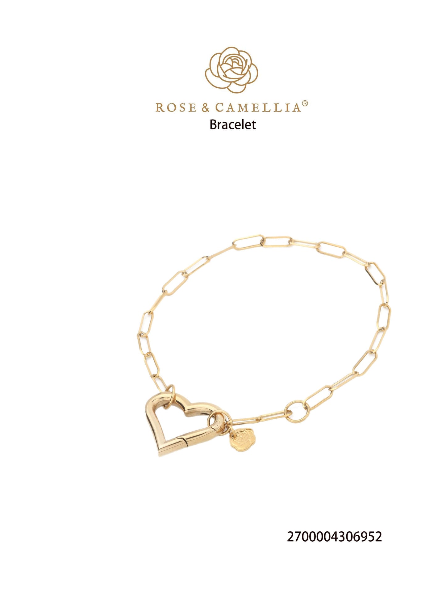 Sieraden Rose & Camellia Armband, goud, YOUR Collectie