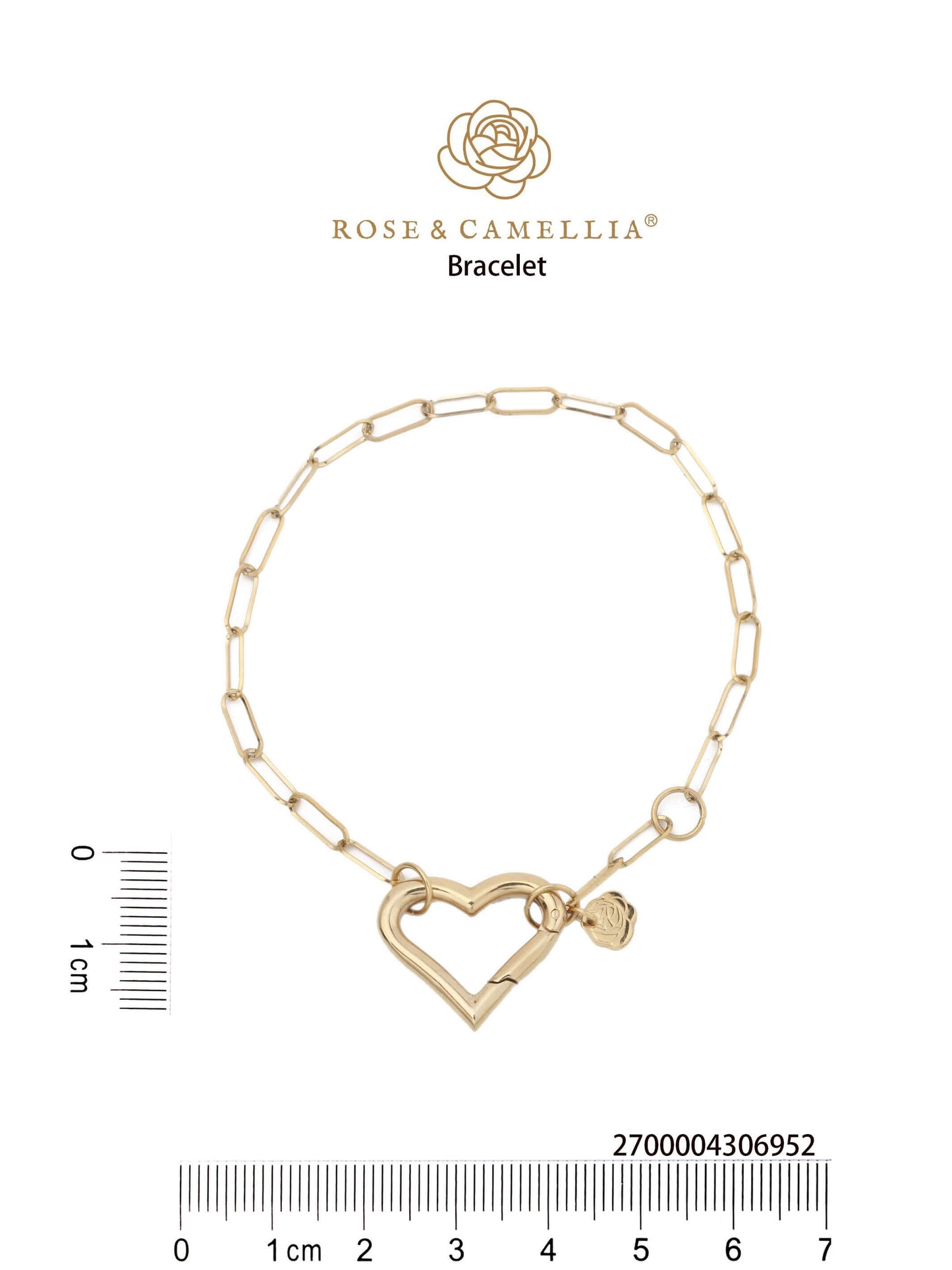 Sieraden Rose & Camellia Armband, goud, YOUR Collectie
