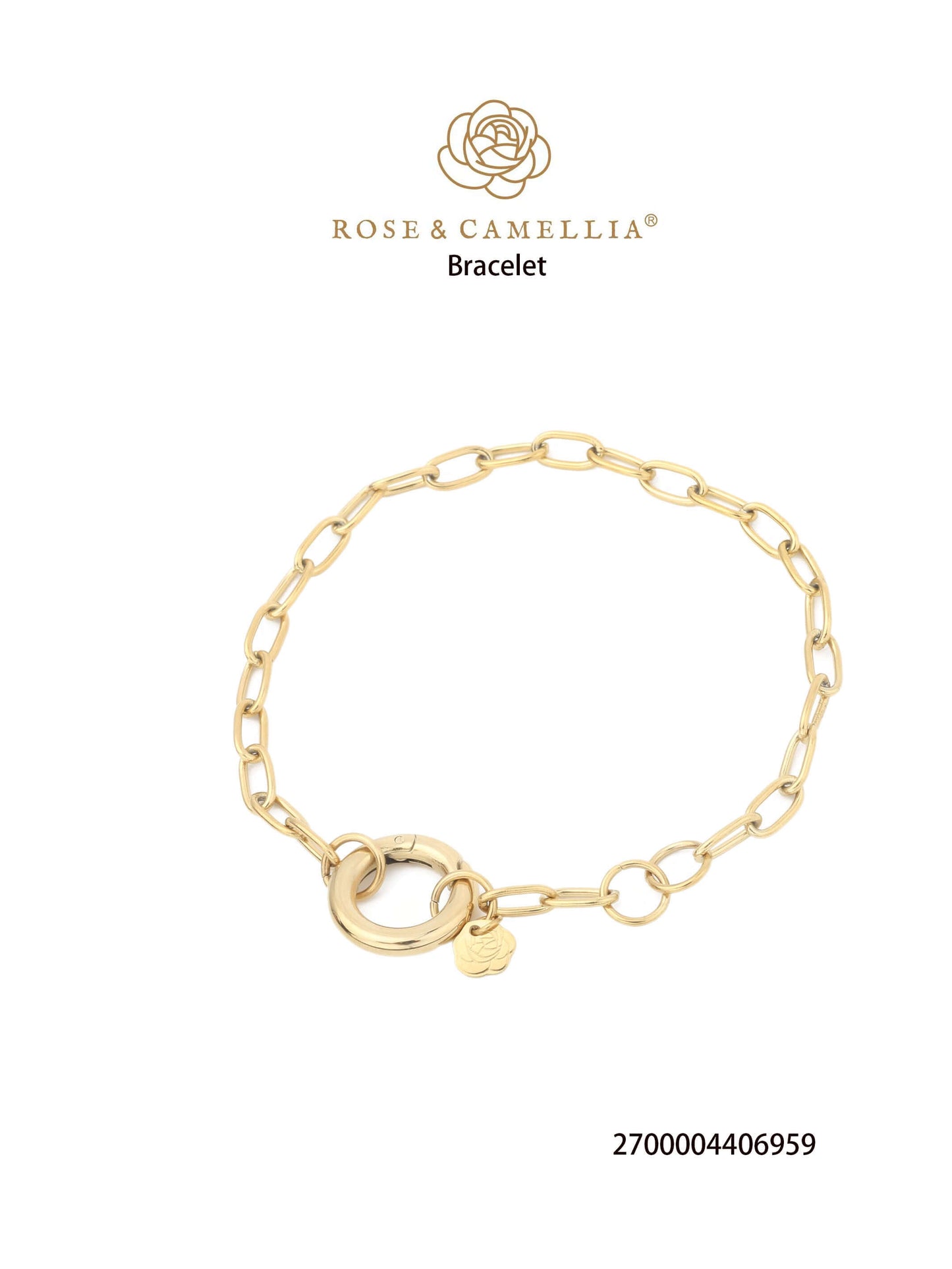 Sieraden Rose & Camellia Armband, goud, YOUR Collectie