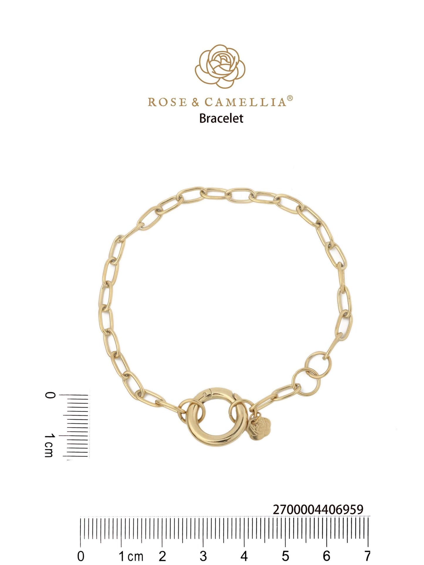 Sieraden Rose & Camellia Armband, goud, YOUR Collectie