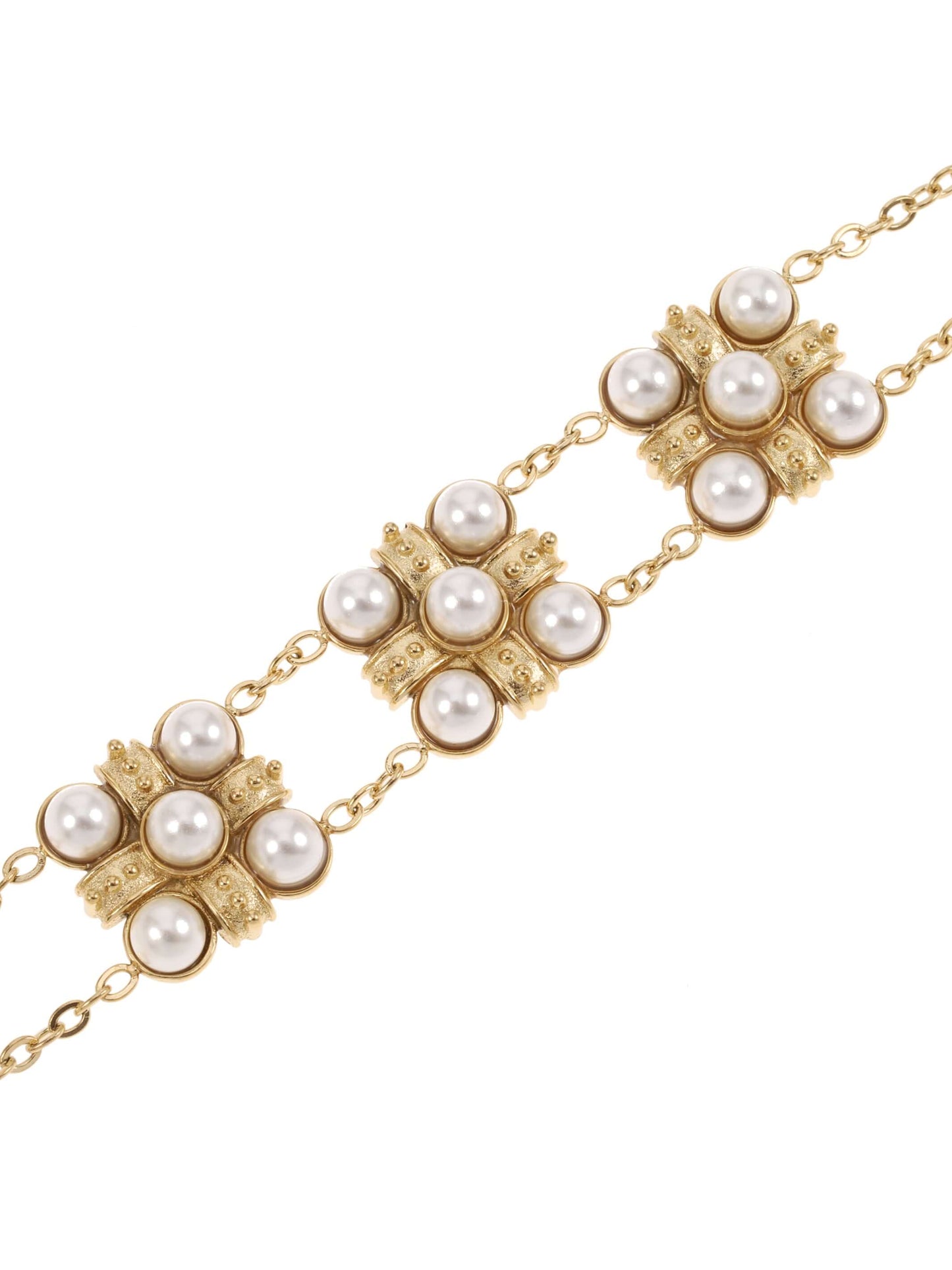 Sieraden Rose & Camellia Armband, Vintage Collectie goud