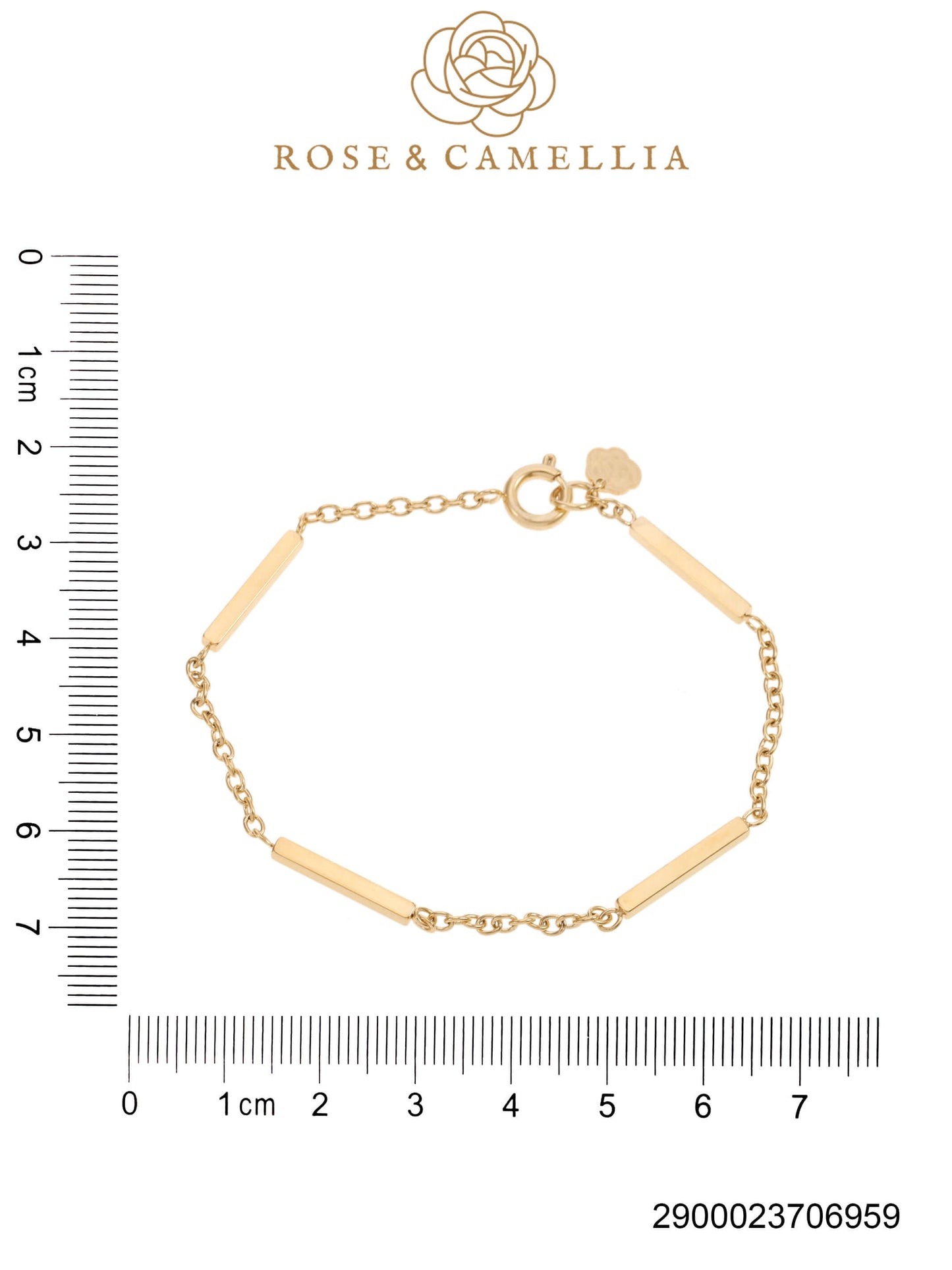 Sieraden Rose & Camellia Armband, goud, YOUR Collectie