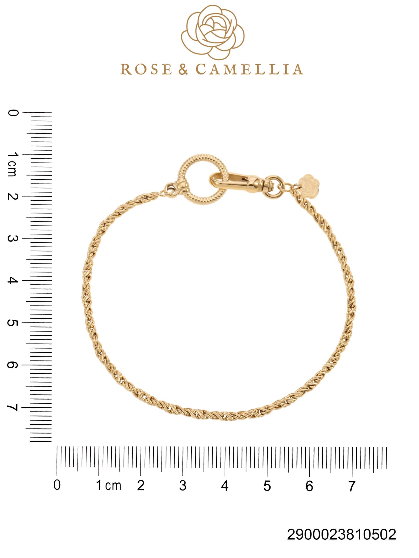 Sieraden Rose & Camellia Armband, goud, YOUR Collectie