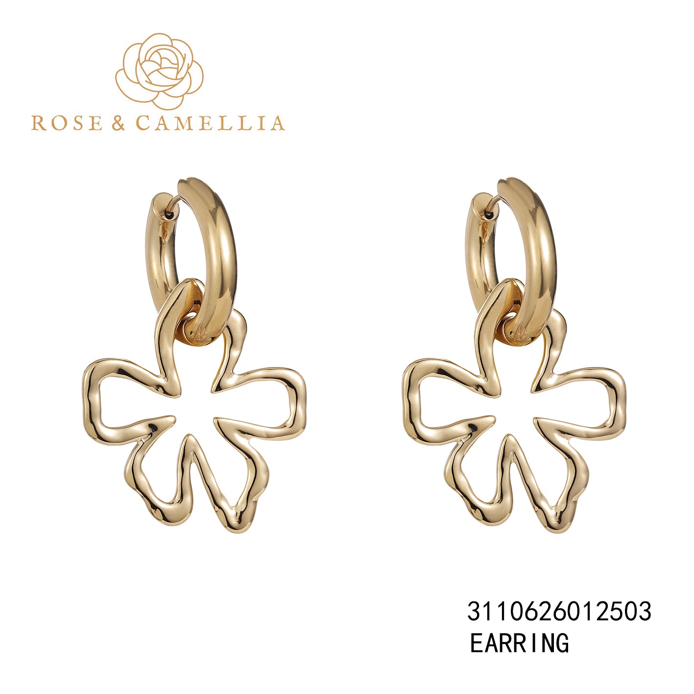 Schmuck Rose & Camellia Armband Gold